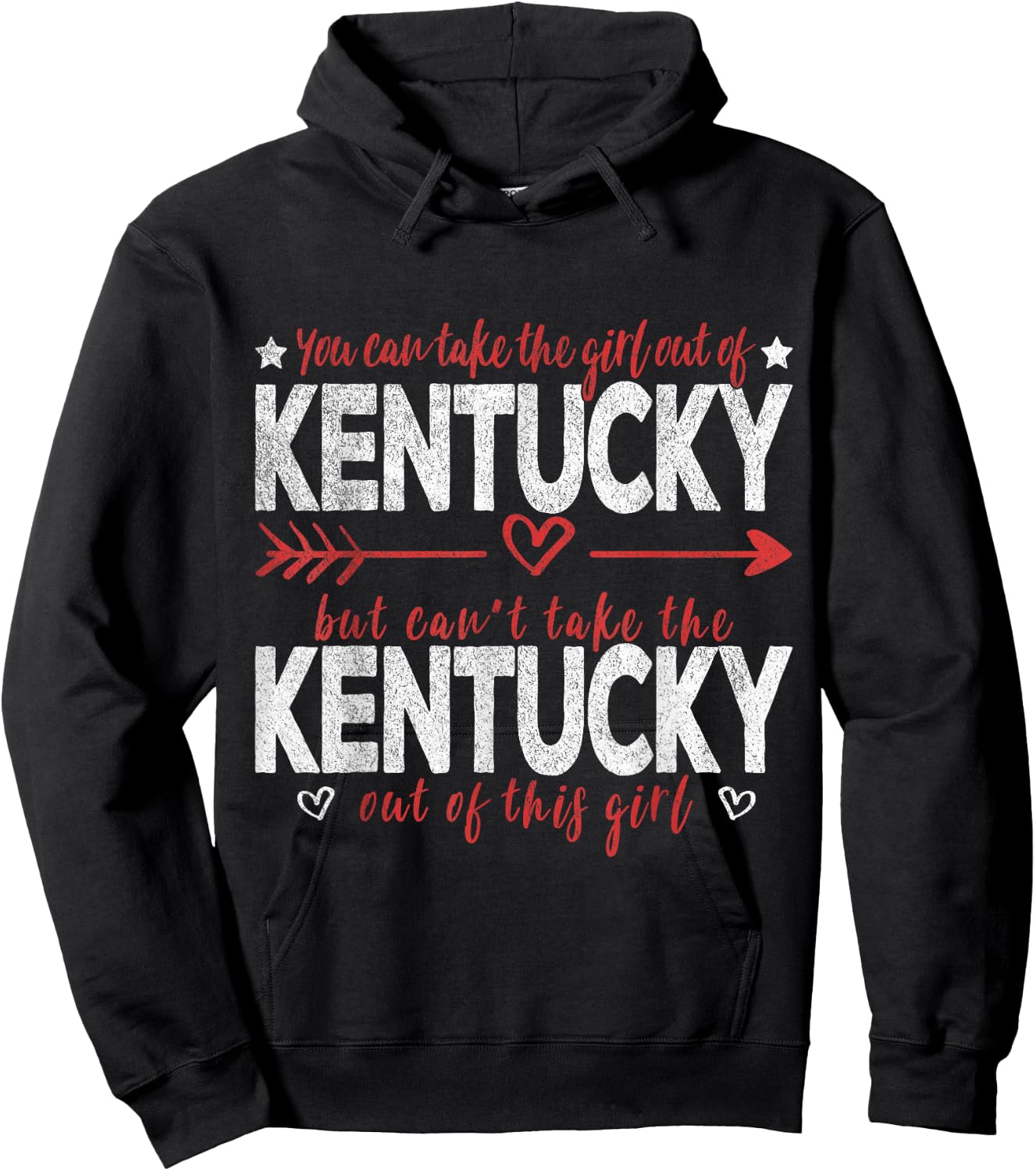 Girl Out Of Kentucky Hometown Home Kentucky Hoodie - Hoodie | Black