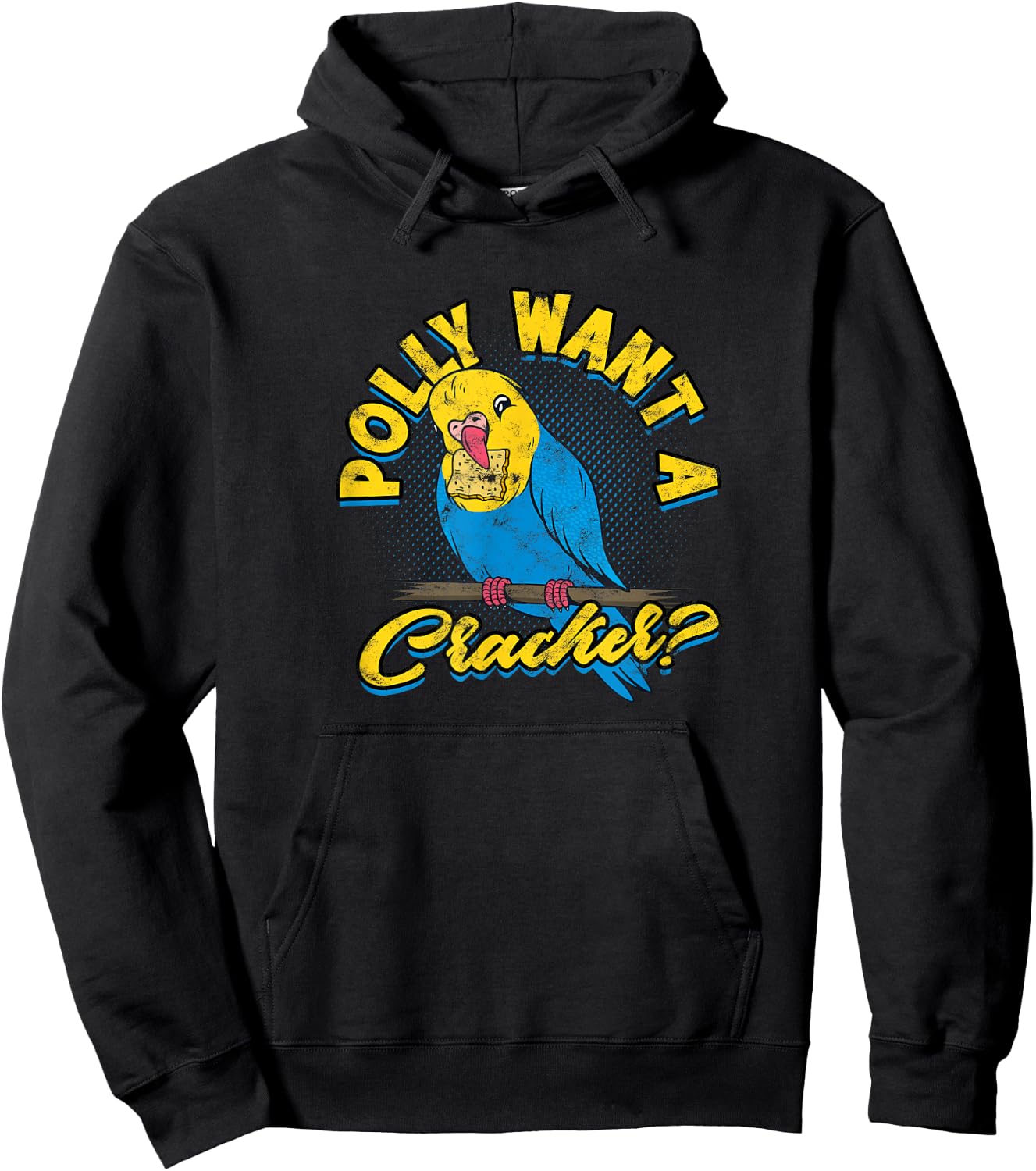 Polly want a cracker? - Parrots Hoodie - Hoodie | Black