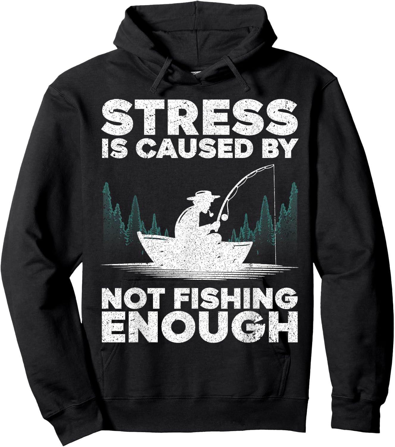 Funny Fishing Design Women Bass Fly Fishing Lovers Hoodie - Hoodie | Black