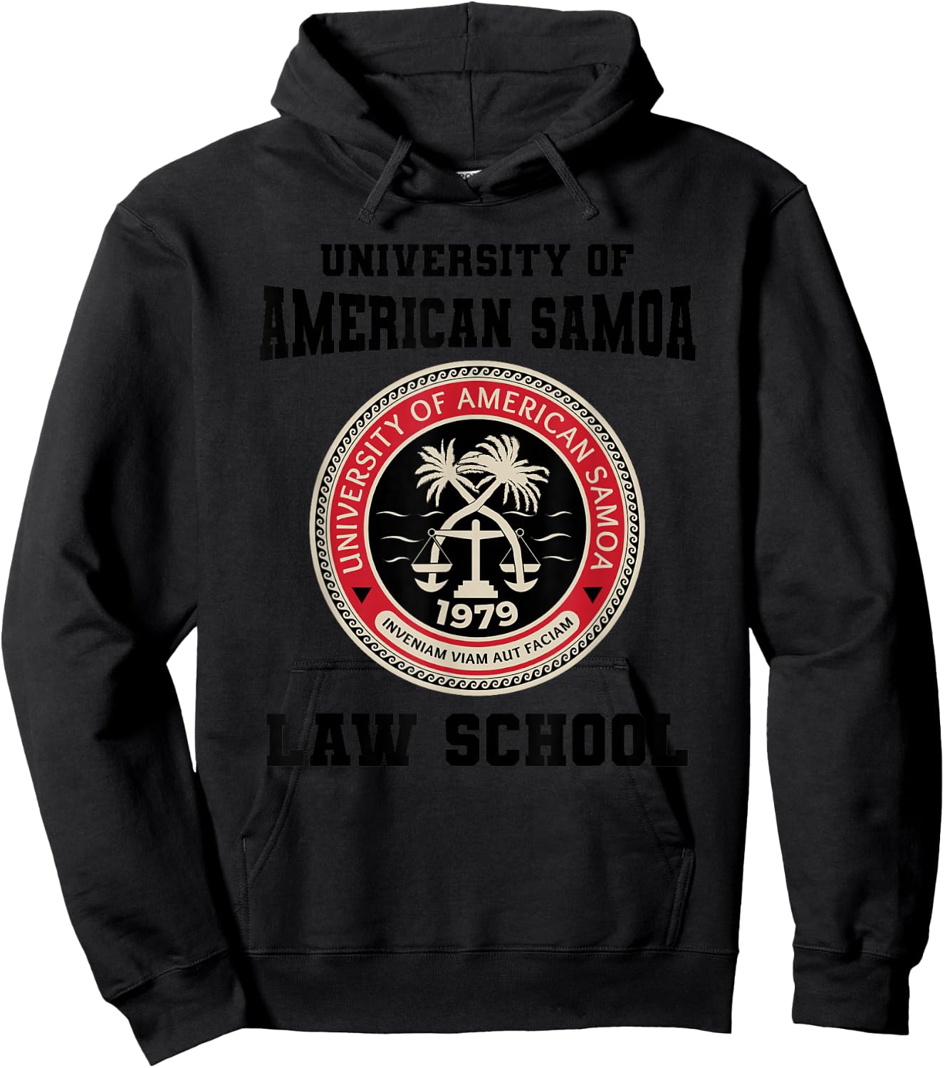 University of American Samoa Law School Hoodie - Hoodie | Black