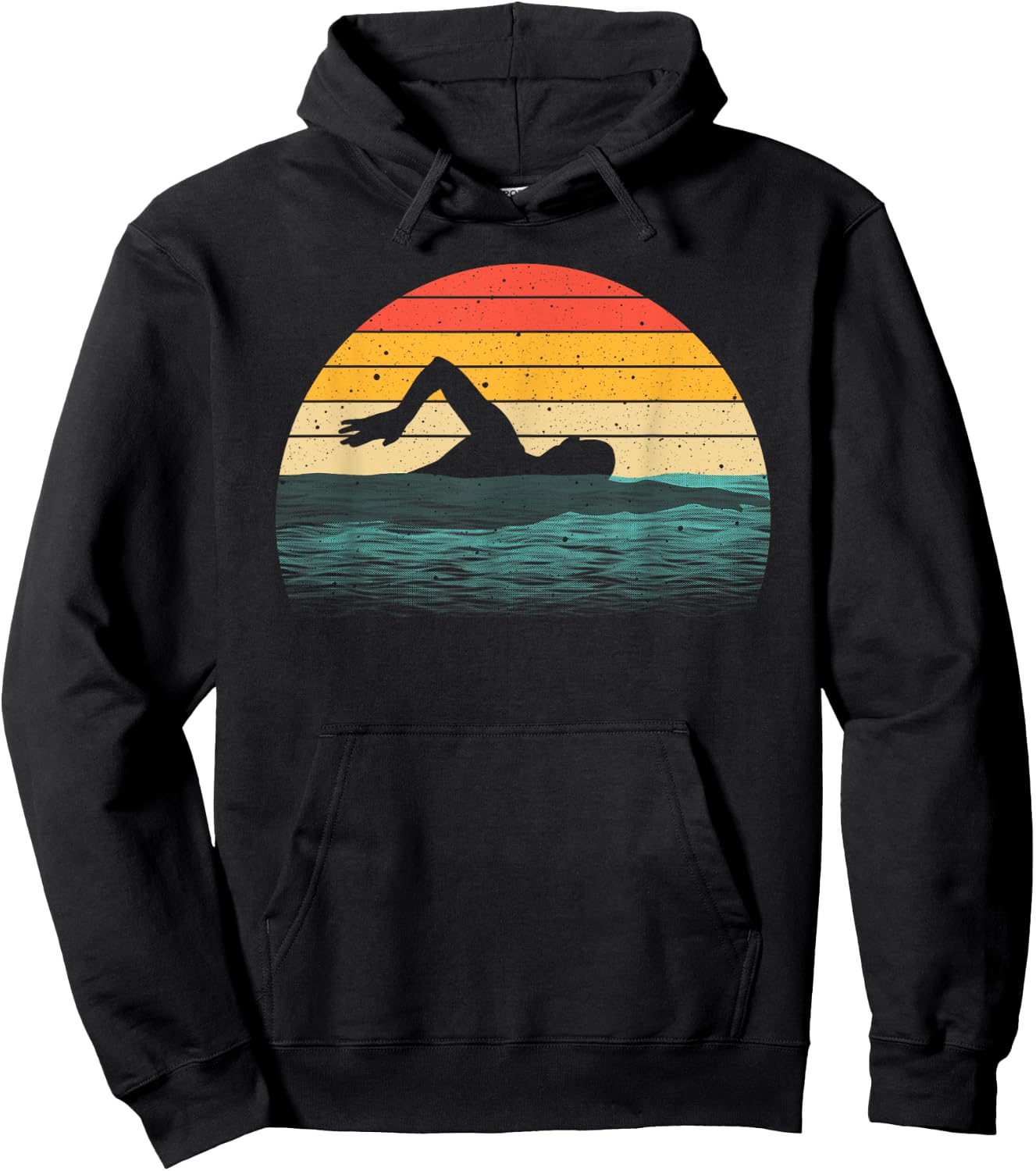 Funny Swimming Art Women Swim Coach Rescue Swimmer Hoodie - Hoodie | Black