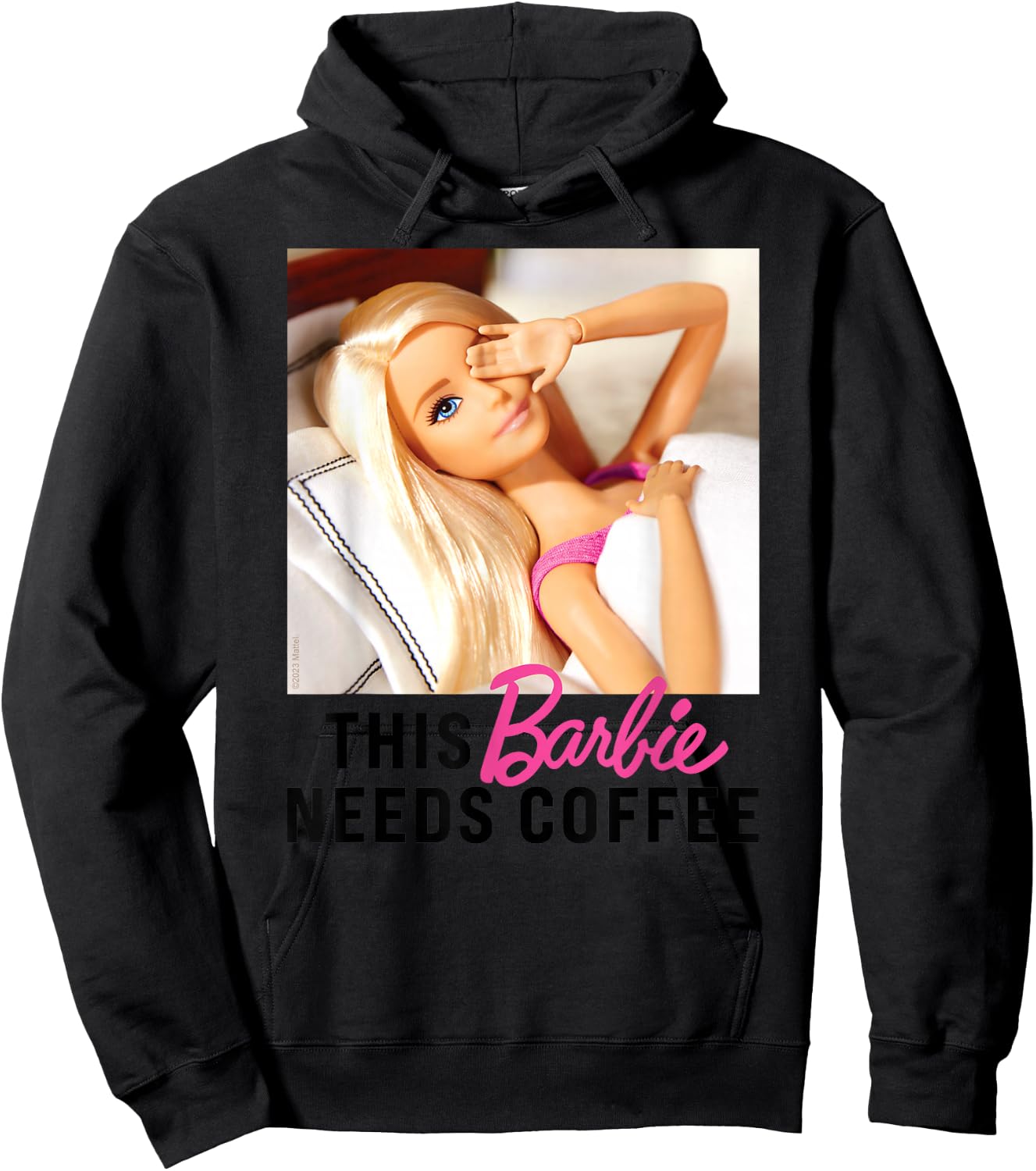 Barbie - This Barbie Needs Coffee Hoodie - Hoodie | Black