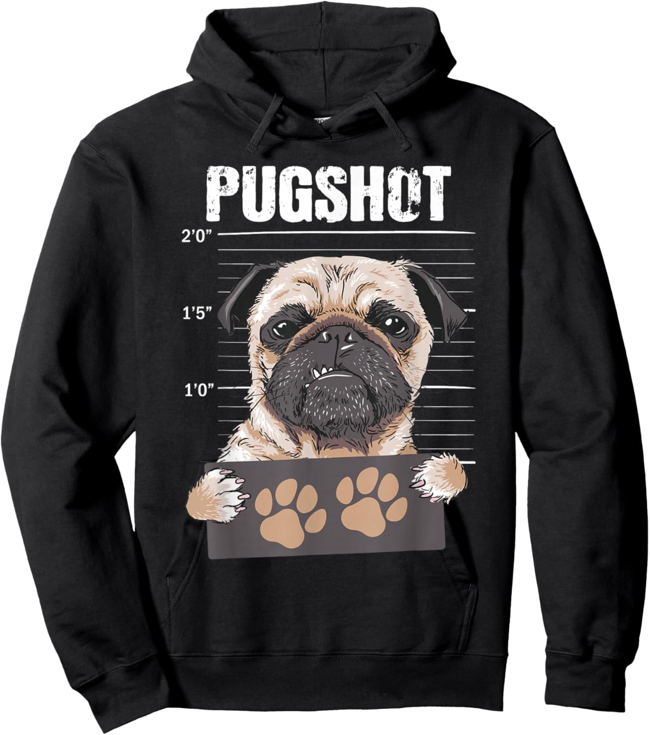 Pugshot - Puppy Lover Pug Owner Dog Owner Pet Breeder Women Kids Hoodie - Hoodie | Black