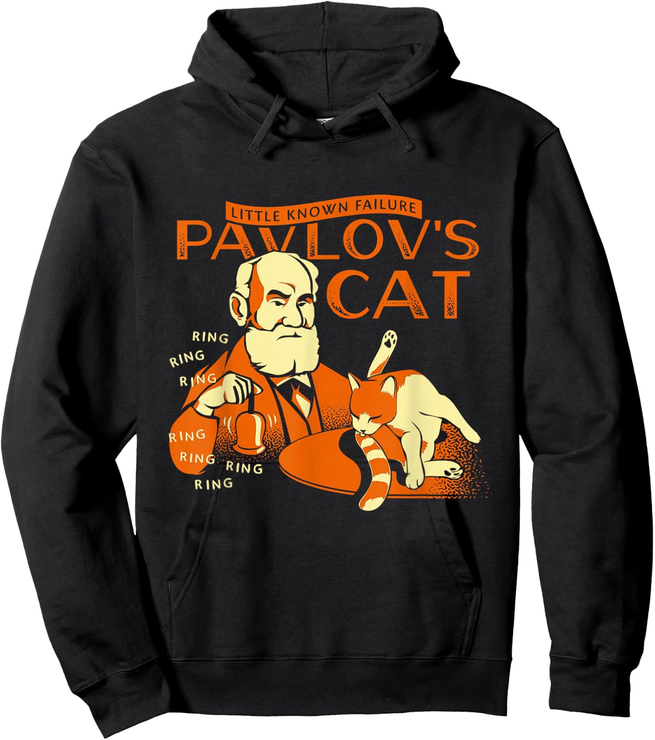 Little Known Failure Pavlov's Cat Funny Cat Lover Hoodie - Hoodie | Black