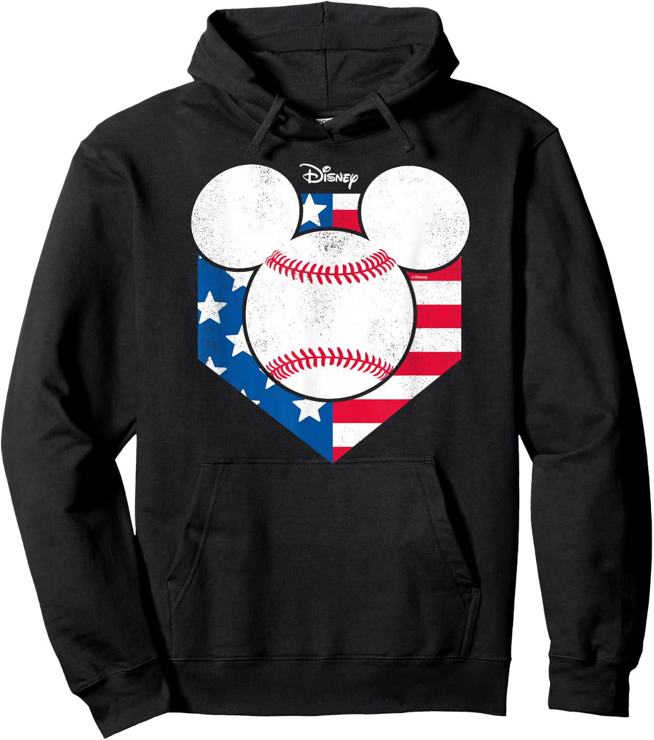 Disney - Mickey Baseball Diamond Hoodie - Hoodie | Black