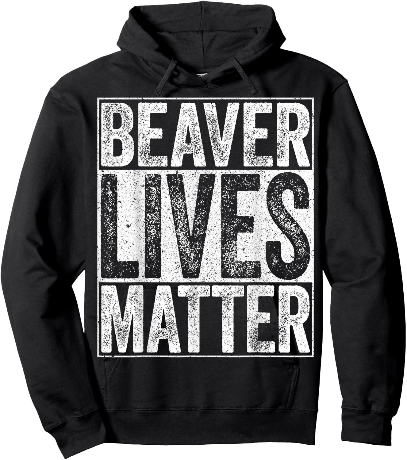 Beaver Lives Matter Shirt Men Women Kids Funny Beaver Lover Hoodie - Hoodie | Black