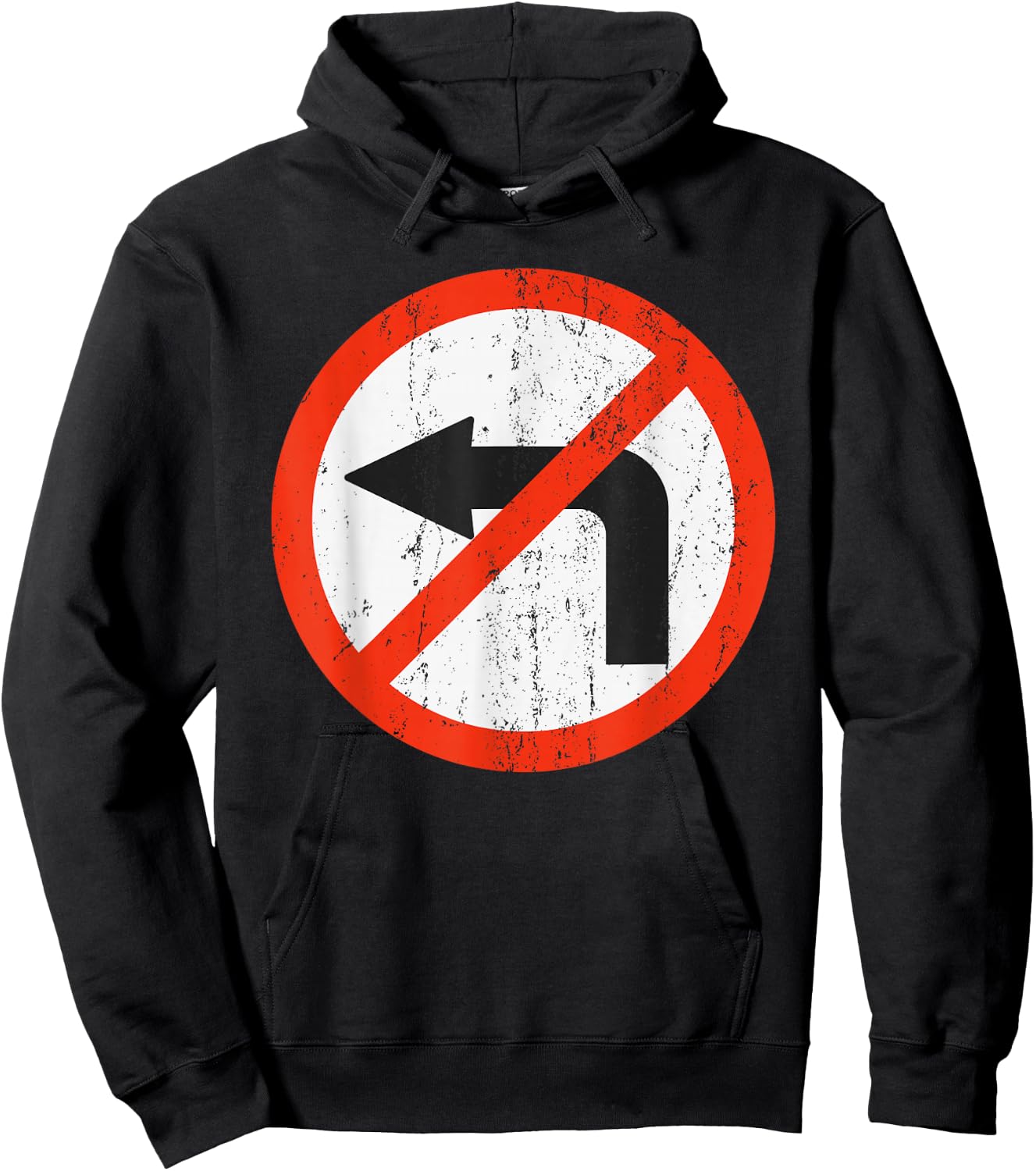 Vintage Road Signs Funny Traffic Signs Halloween Costume Hoodie - Hoodie | Black