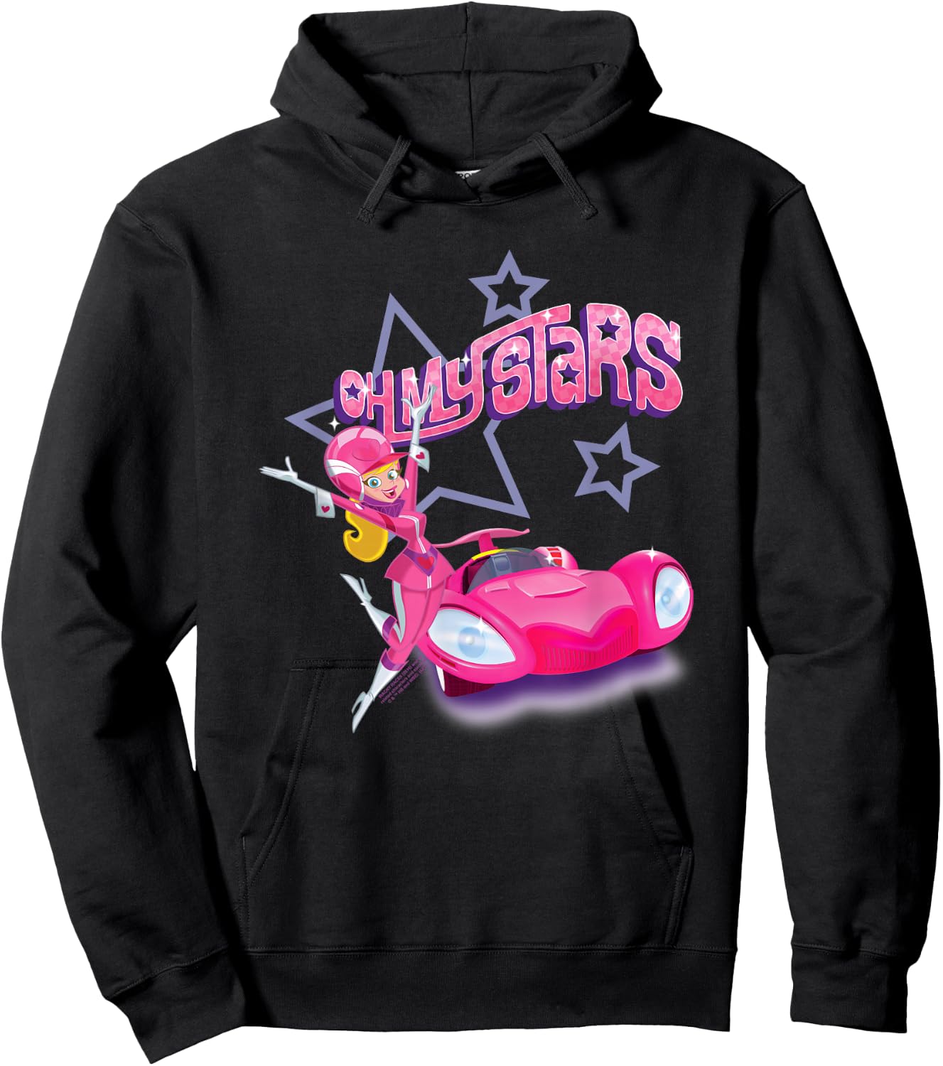 Wacky Races Penelope Pitstop Oh My Stars Hoodie - Hoodie | Black