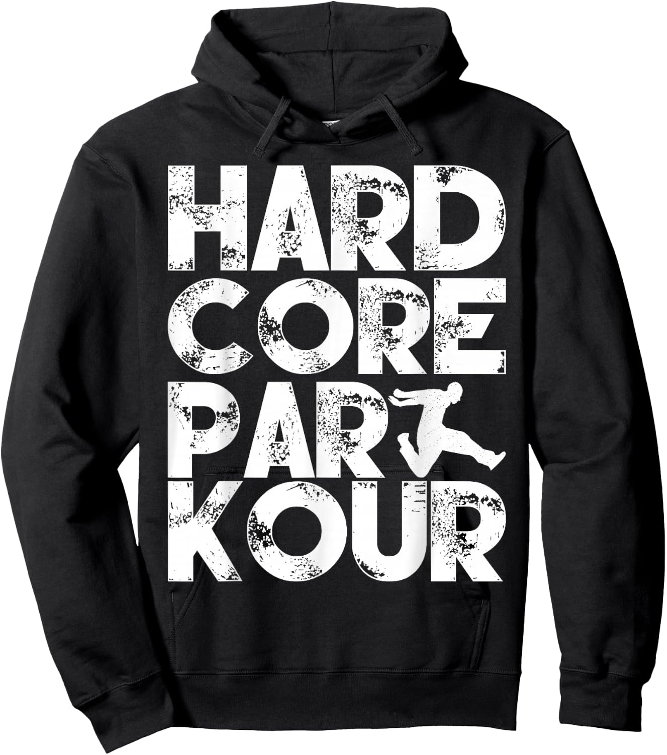 Hardcore Parkour Cool Practitioner Freerunning Boys Hoodie - Hoodie | Black