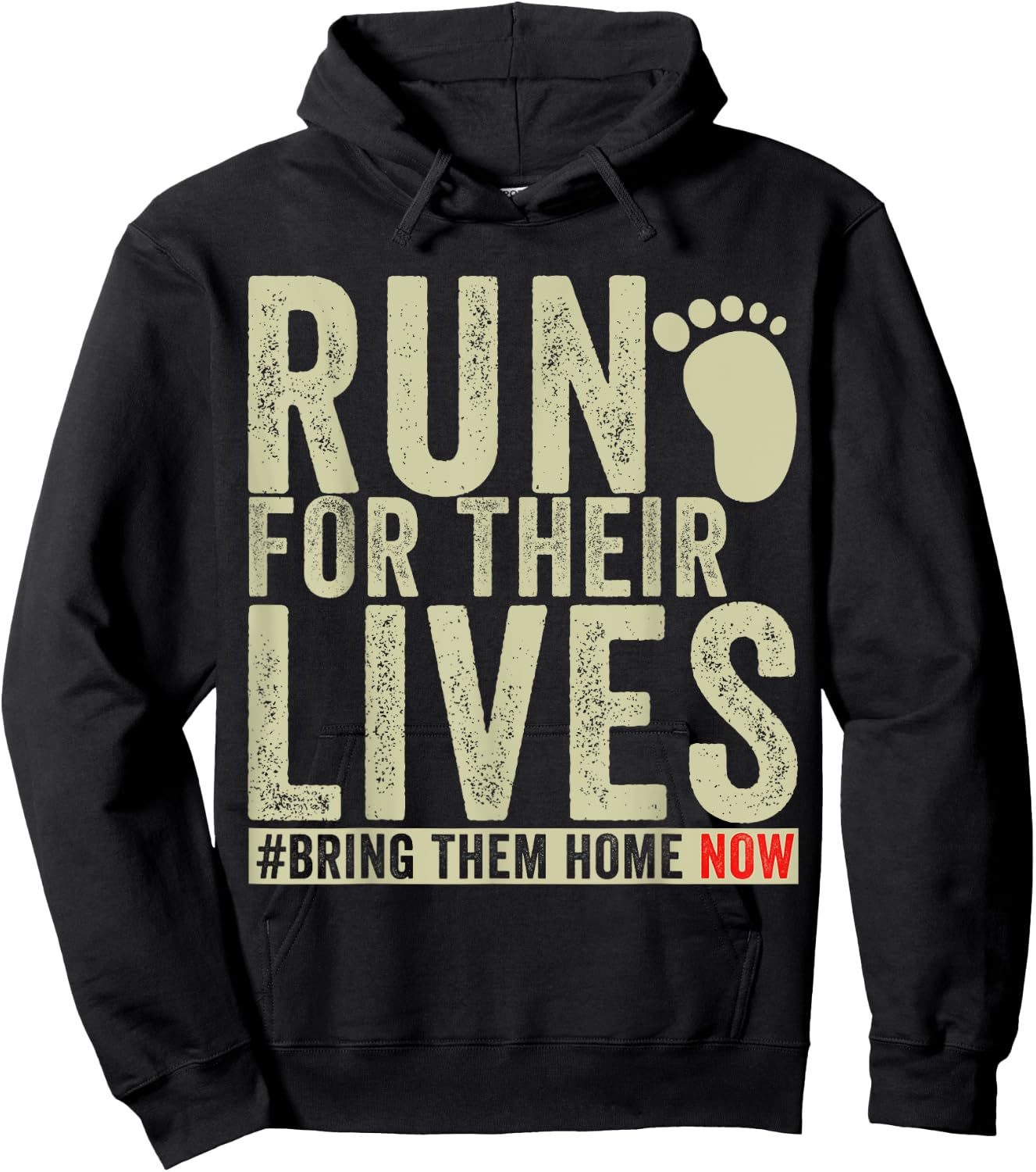 Run for Their Lives Hoodie - Hoodie | Black