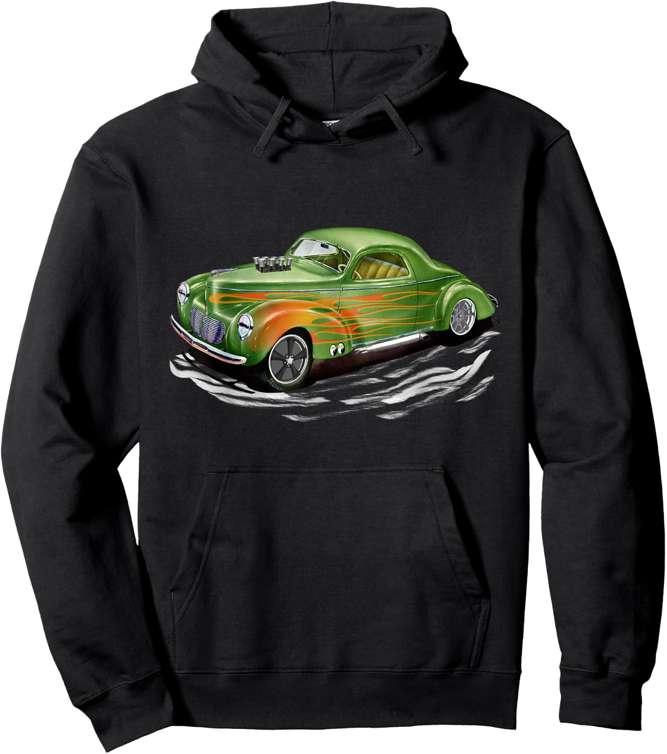 Gasser Hot Rod 1940 Willys Business Coupe Model Hoodie - Hoodie | Black