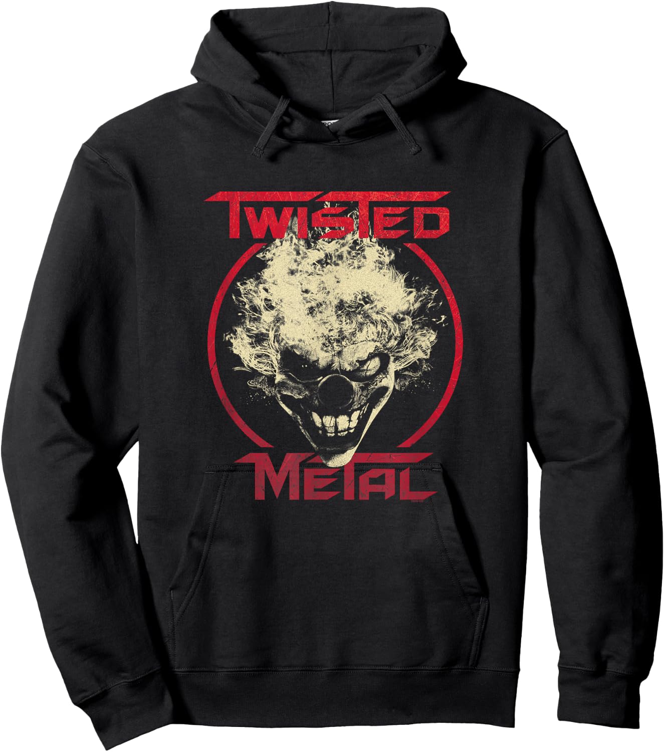 Twisted Metal Sweet Tooth Circle Logo Hoodie - Hoodie | Black
