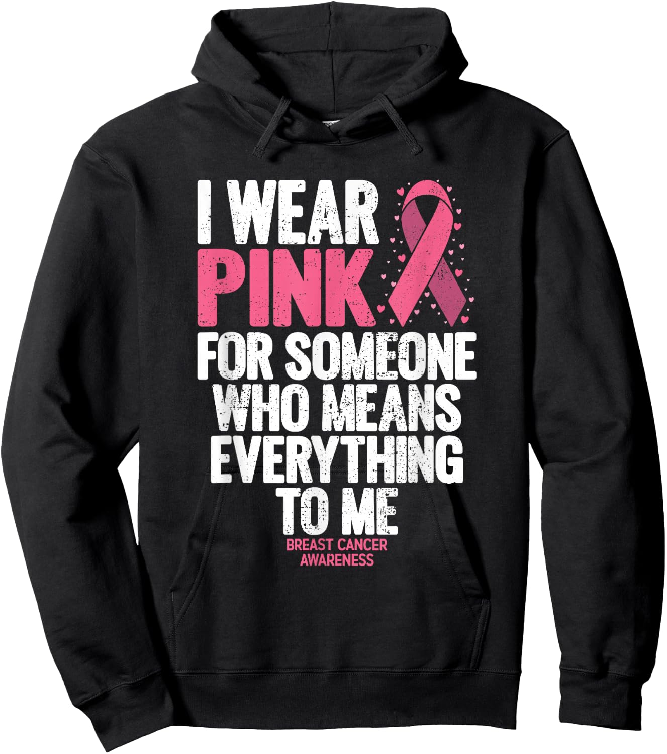 Breast Cancer Awareness Shirts for Family Breast Cancer Hoodie - Hoodie | Black