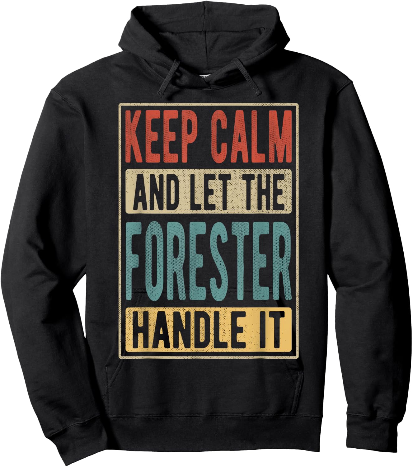 Forester Retro Design - Forester Hoodie - Hoodie | Black