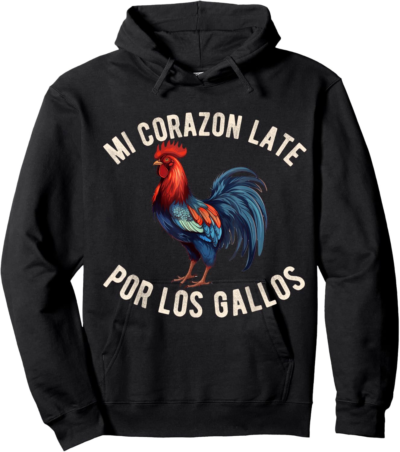 Gallero Hombre Papá Padre Tío Gallero Pelea De Gallos Hoodie - Hoodie | Black
