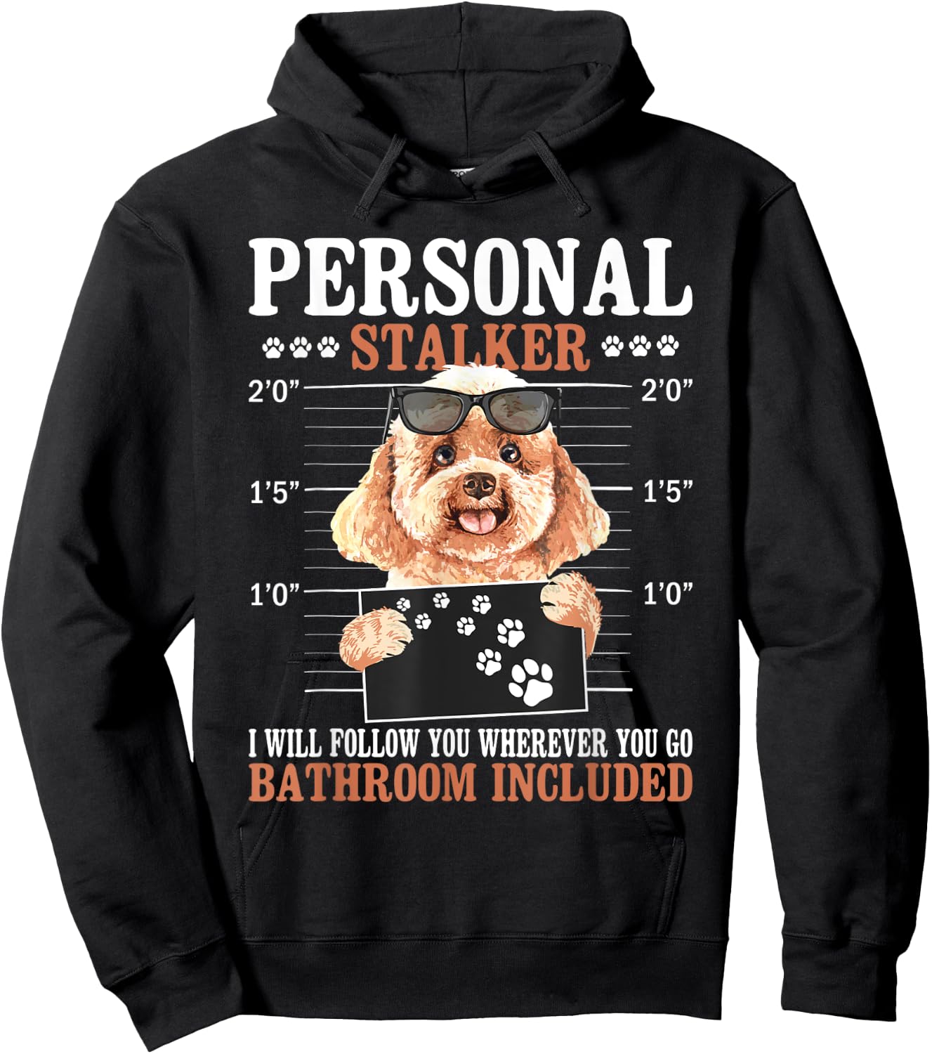 I Will Follow You Wherever You Go - Dog Trainer Puppy Lover Hoodie - Hoodie | Black