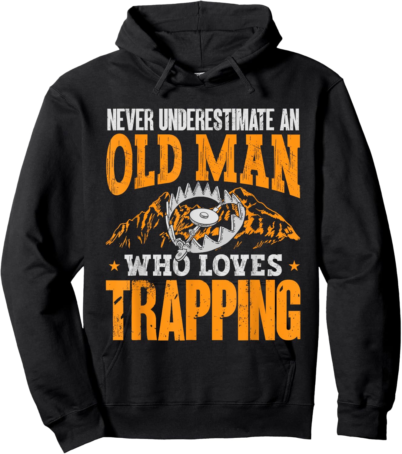Trapping Shirts & Furbearer Trapper Gifts Black Hoodie - Hoodie | Black