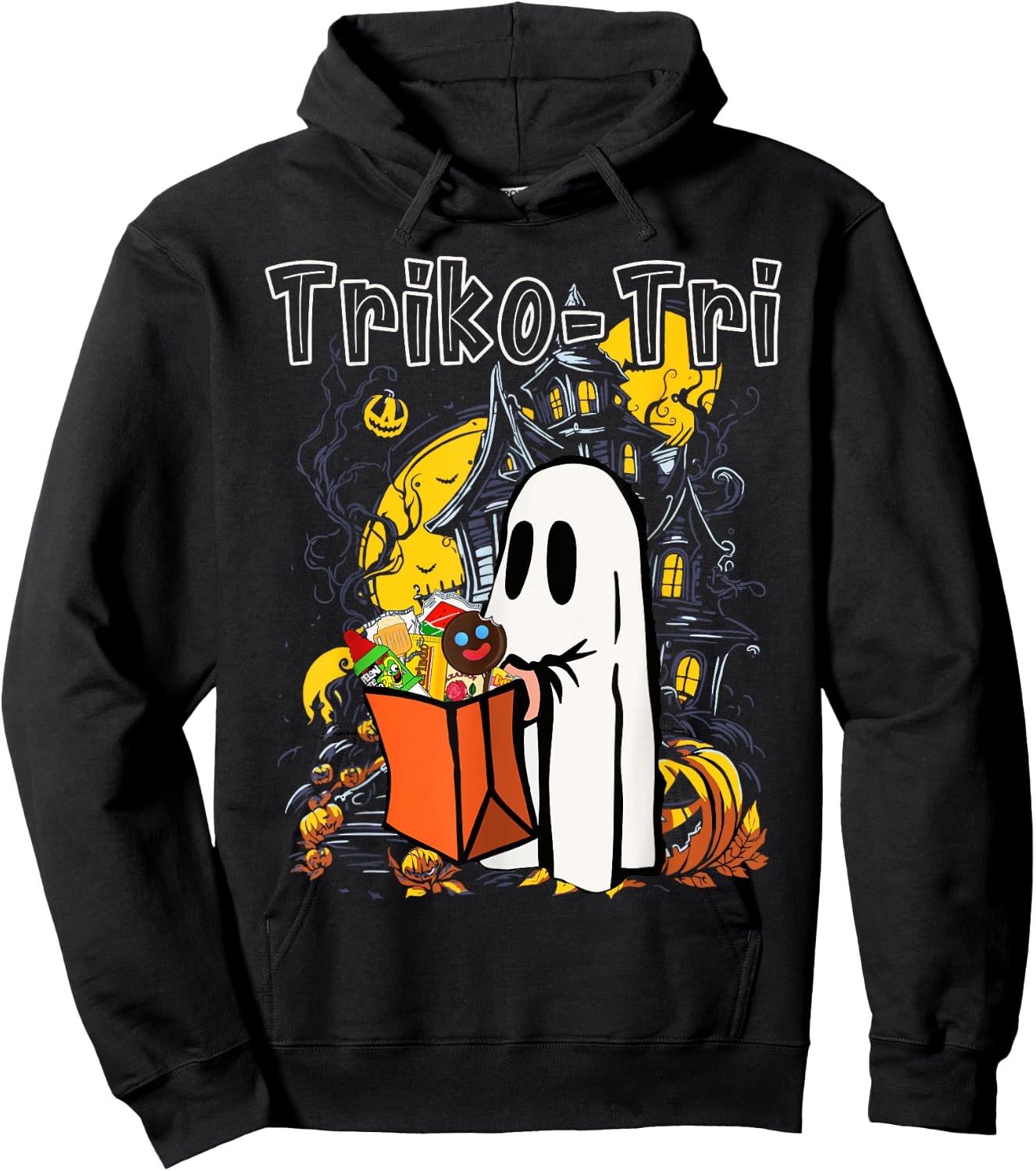 Triko-tri Funny Spanish Halloween Hoodie - Hoodie | Black