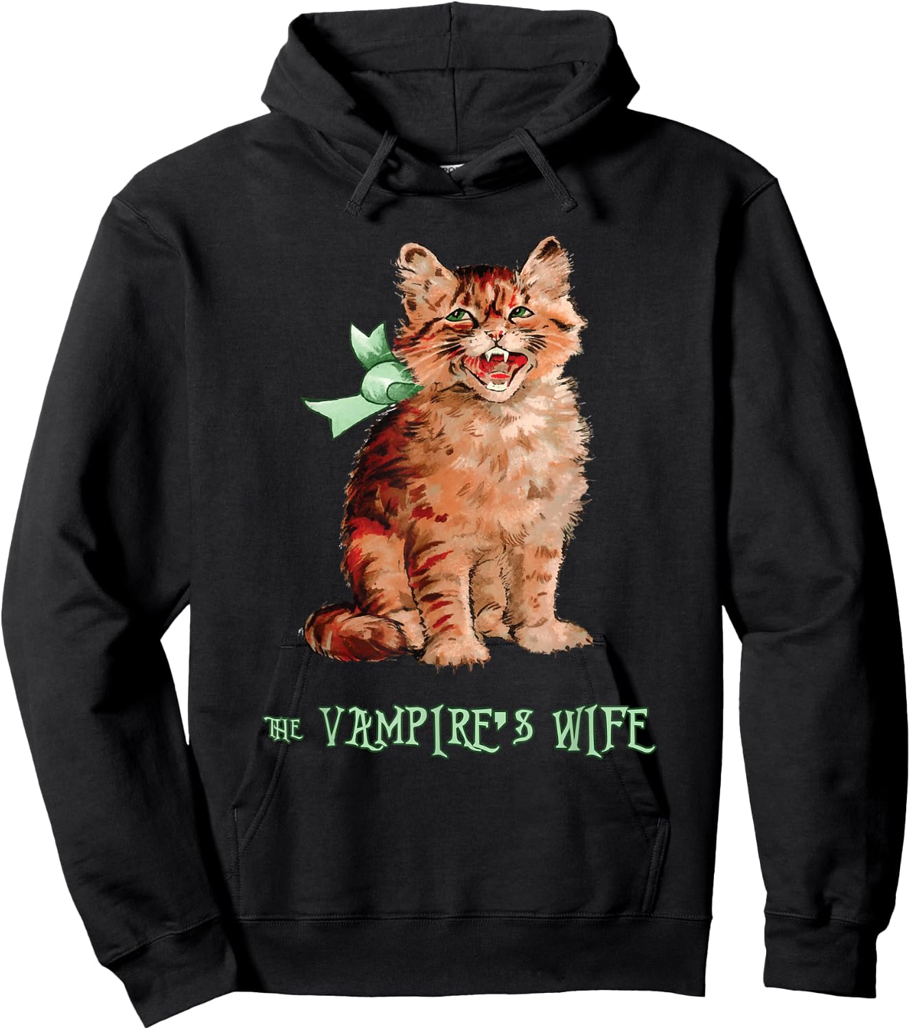 The vampire's wife cat Hoodie - Hoodie | Black