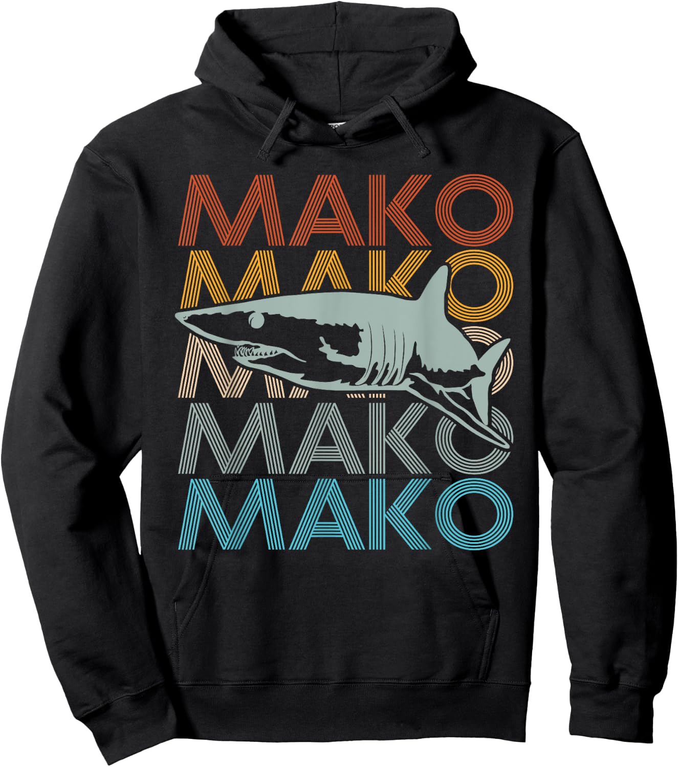 MAKO Design for a Mako Shark Diver Hoodie - Hoodie | Black