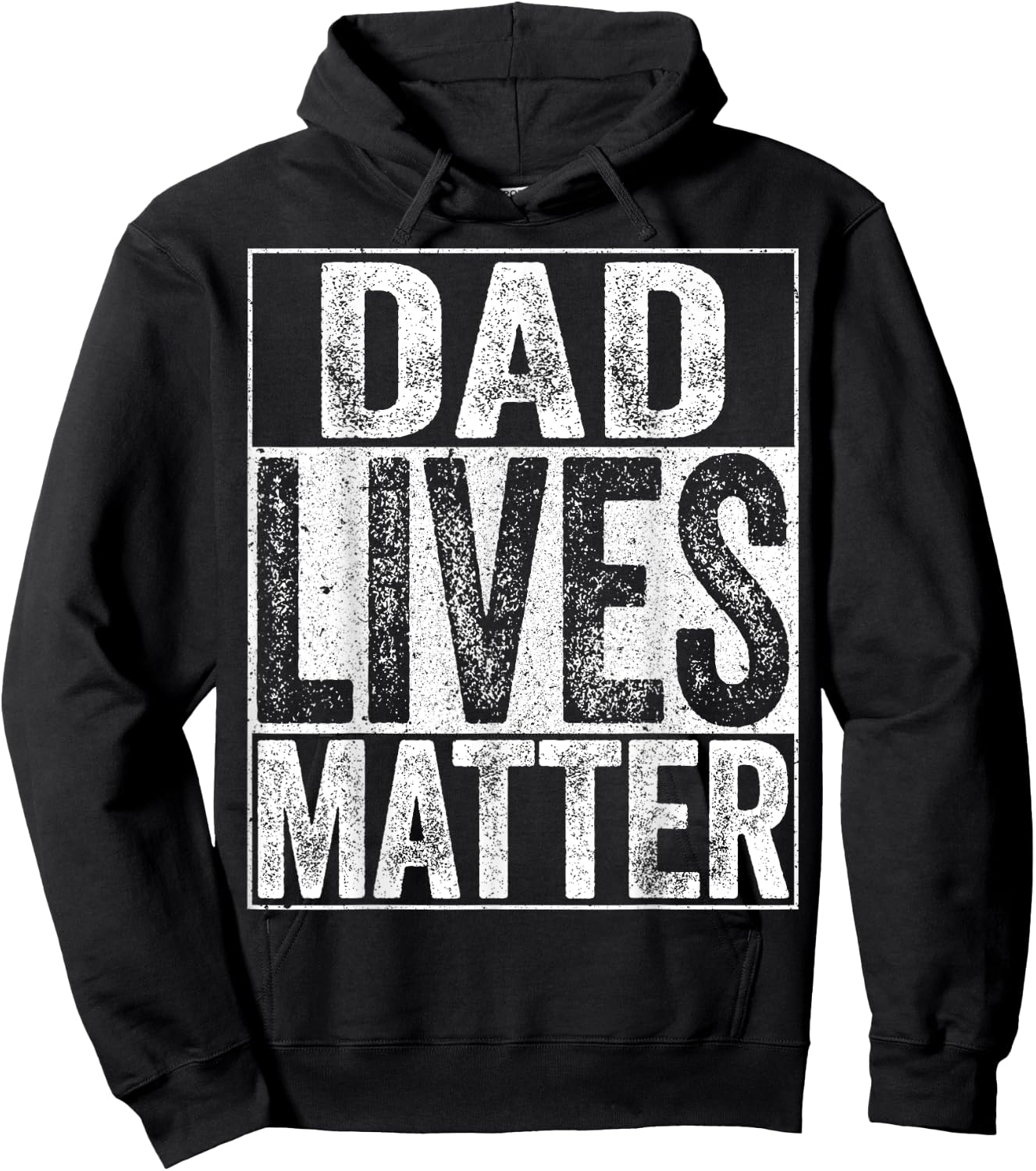 Dad Lives Matter Shirt Fathers Day Dad Life Hoodie - Hoodie | Black
