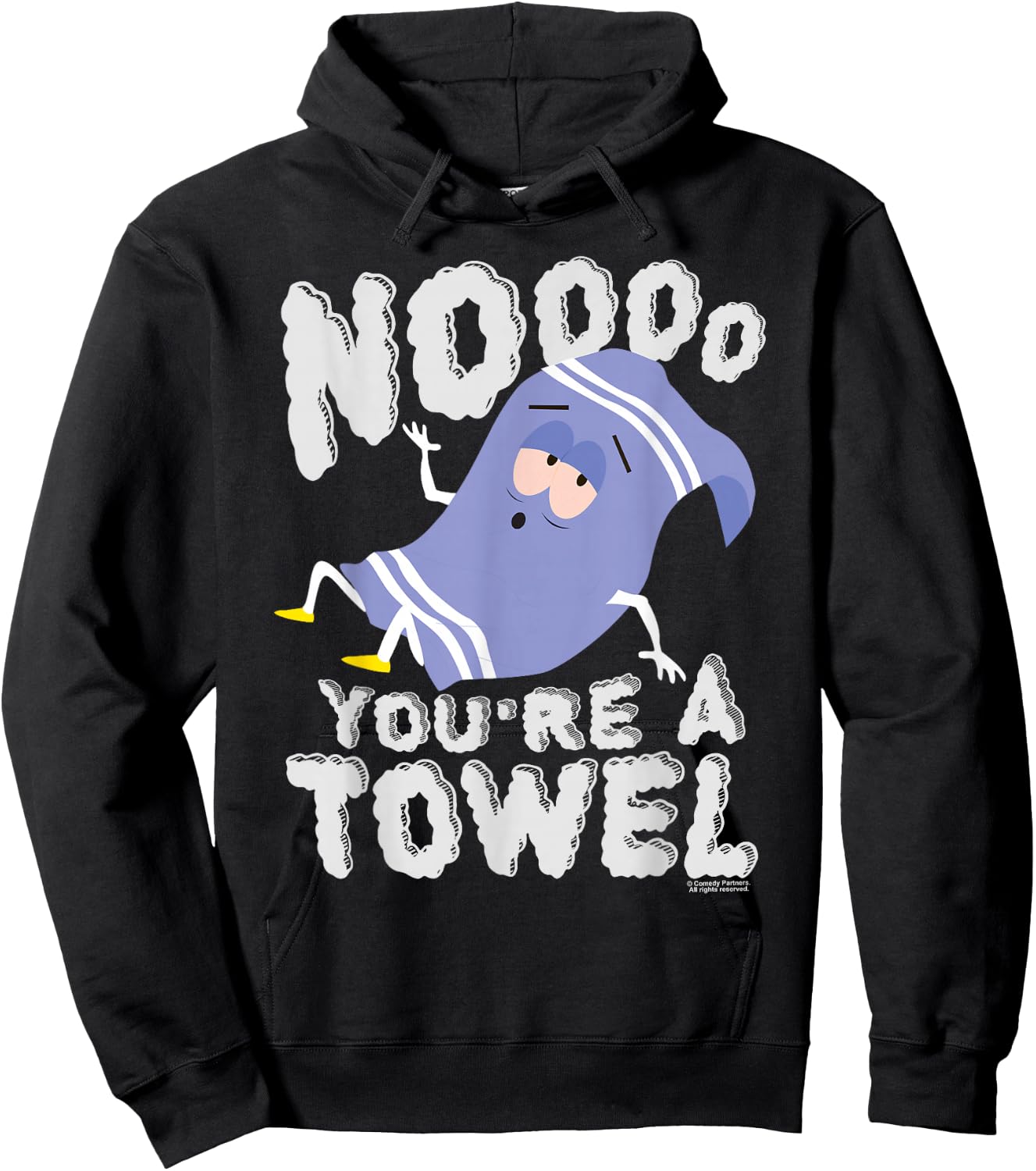 South Park Towlie Noooo You're a Towel Hoodie - Hoodie | Black