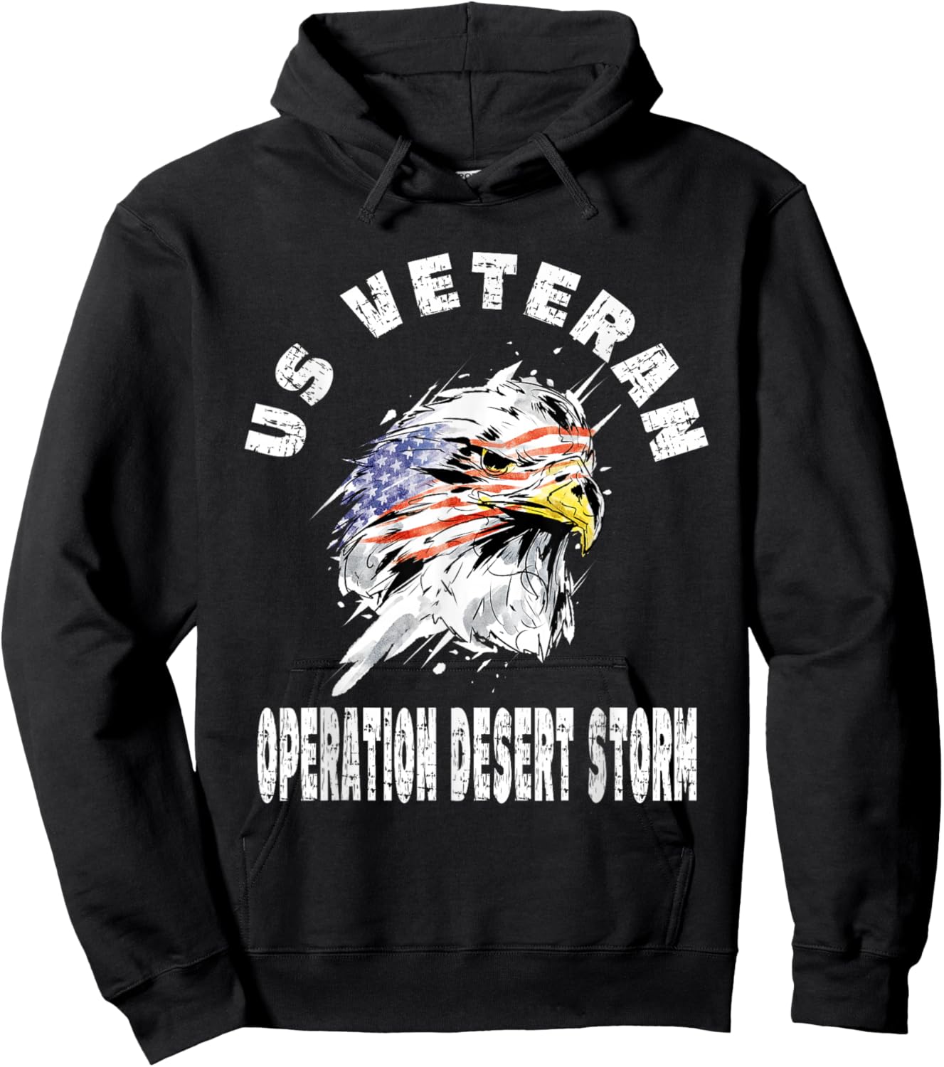 US Veteran Operation Desert Storm - Military War Campaign Hoodie - Hoodie | Black