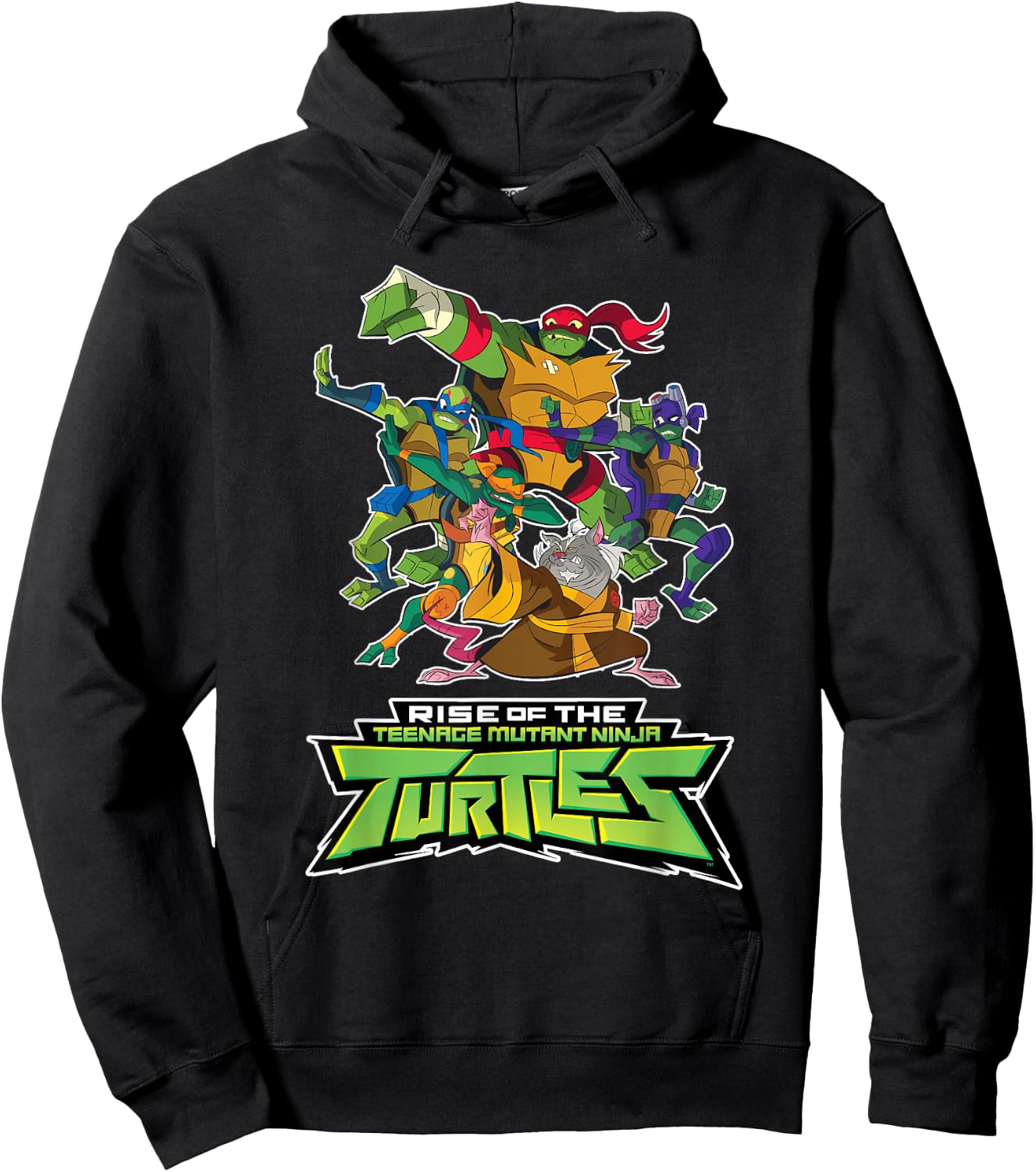 Splinter & The Turtles - Rise Hoodie - Hoodie | Black