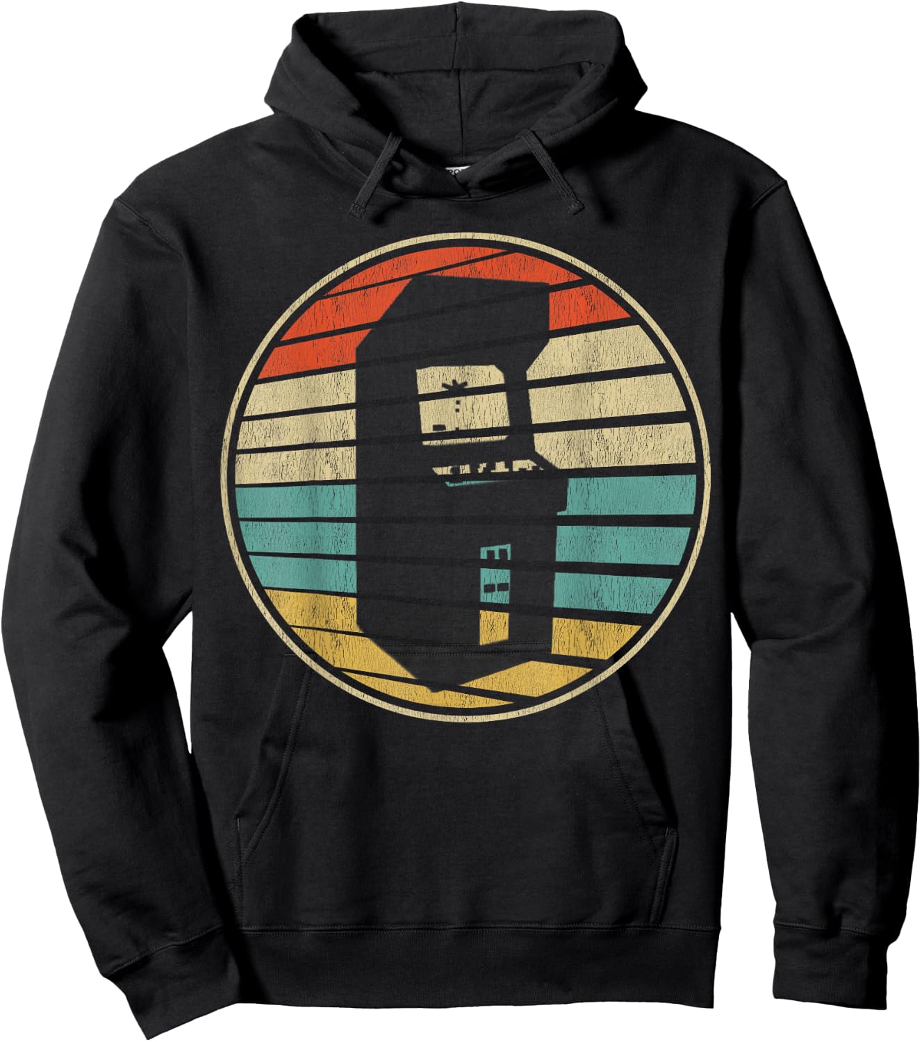 Cute Gamer Gift Retro Vintage 70s 80s Arcade Cabinets Fun Hoodie - Hoodie | Black