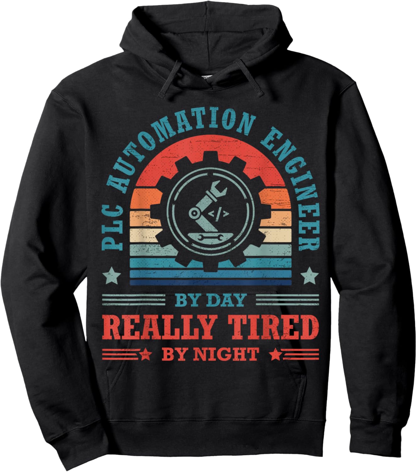 Controls Engineer PLC Automation Engineer HMI PLC Programmer Hoodie - Hoodie | Black