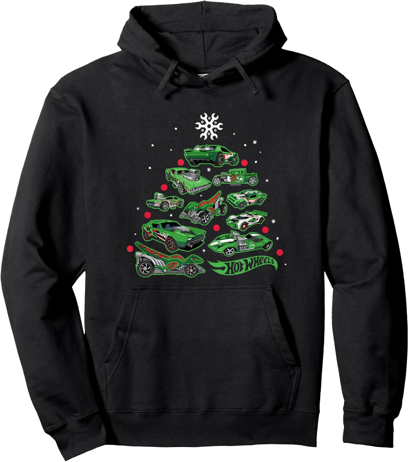 Hot Wheels - Car Tree Hoodie - Hoodie | Black