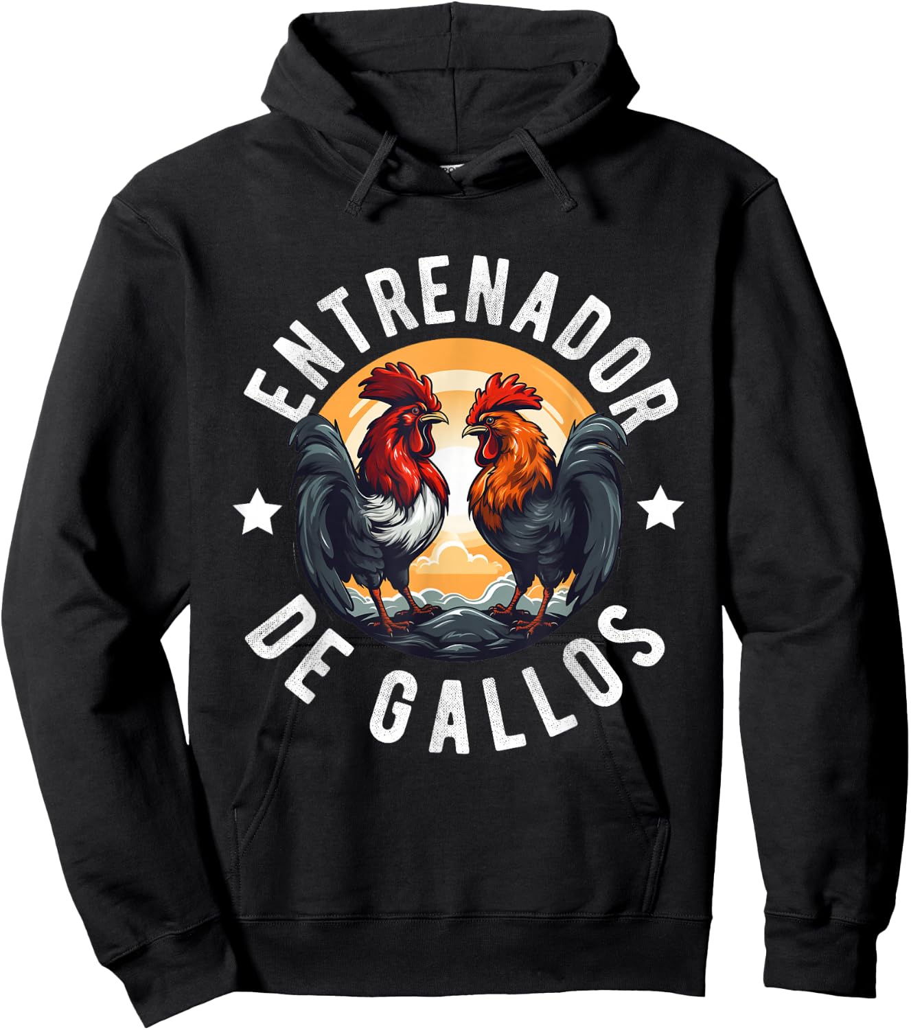 Gallero Hombre Papá Padre Tío Gallero Pelea De Gallos Hoodie - Hoodie | Black