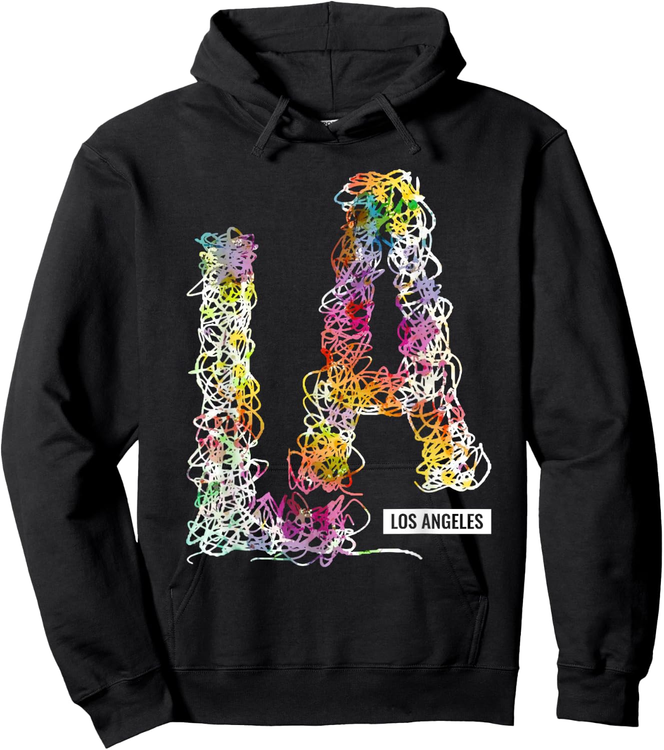 Los Angeles LA California Gift Hoodie - Hoodie | Black
