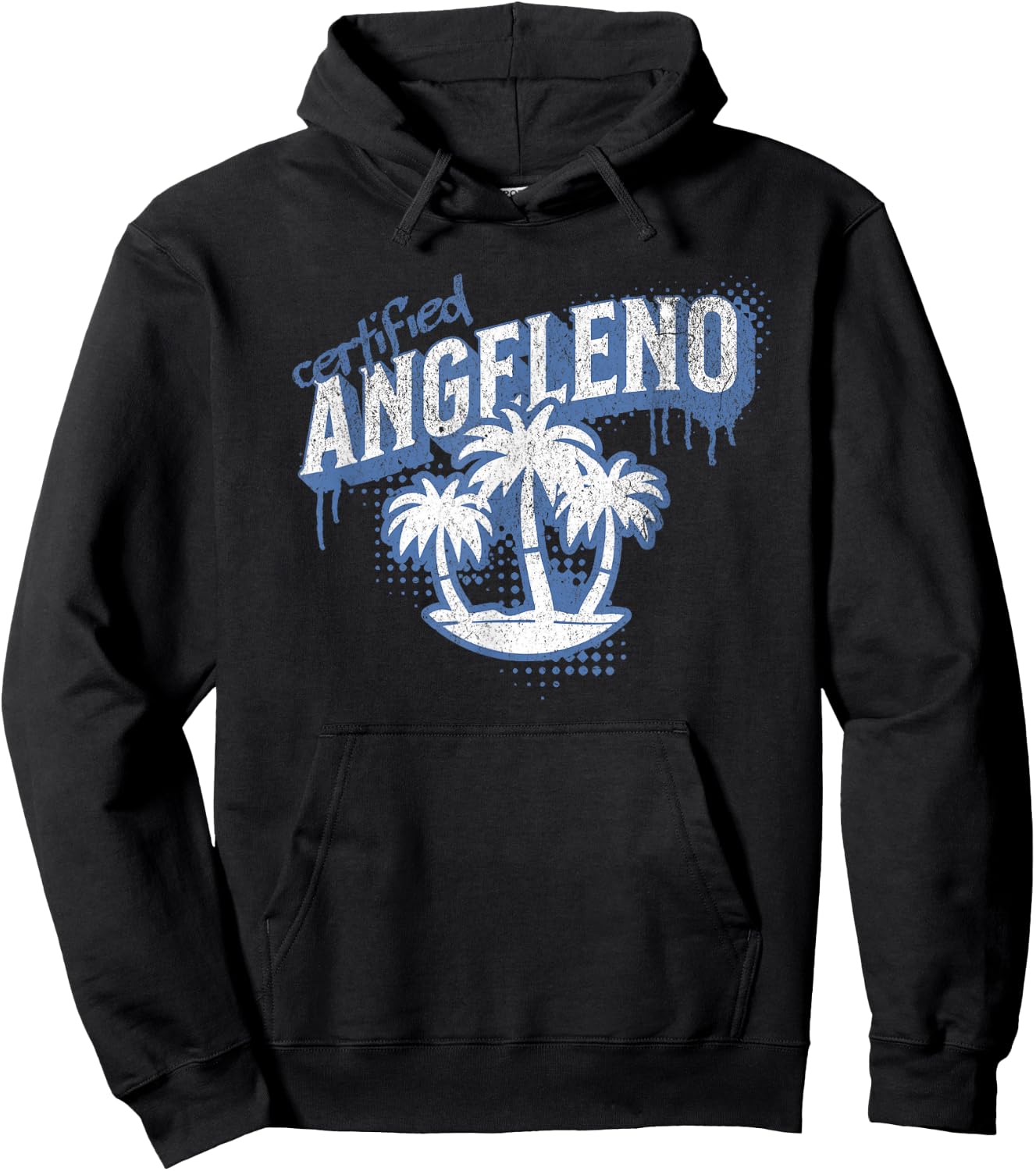 Certified Angeleno - City Pride Street Art Design Hoodie - Hoodie | Black