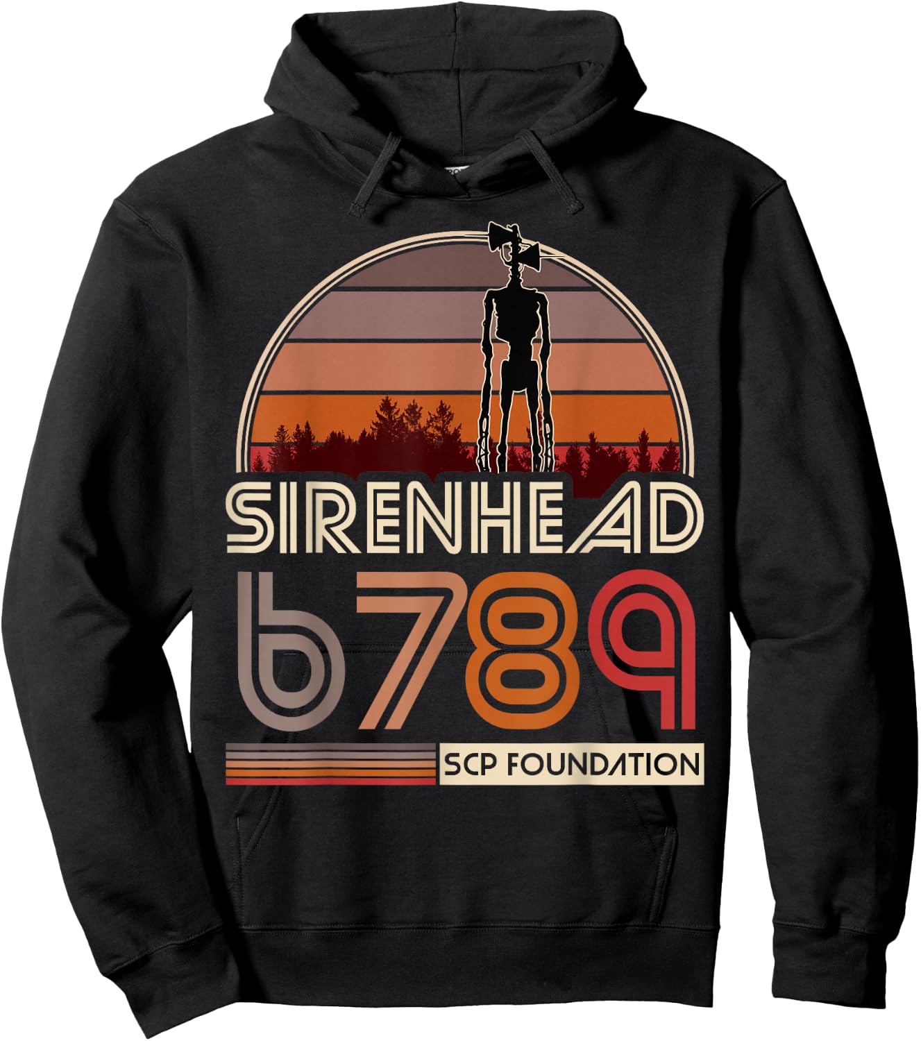 Sirenhead SCP-6789 SCP Foundation Hoodie - Hoodie | Black
