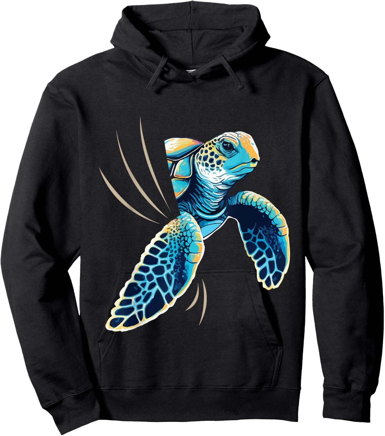 Sneaking Turtle - Zoologist Zookeeper Beach Ocean Sea Lover Men Women Kids Hoodie - Hoodie | Black