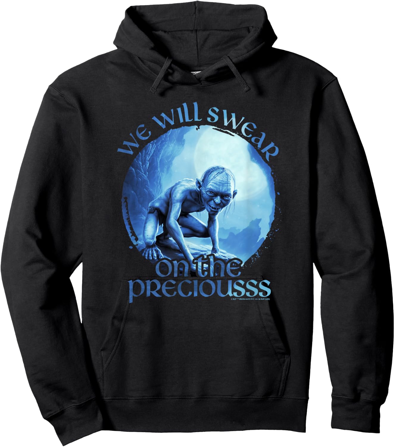 The Lord Of The Rings Gollum Swear On The Precious Hoodie - Hoodie | Black
