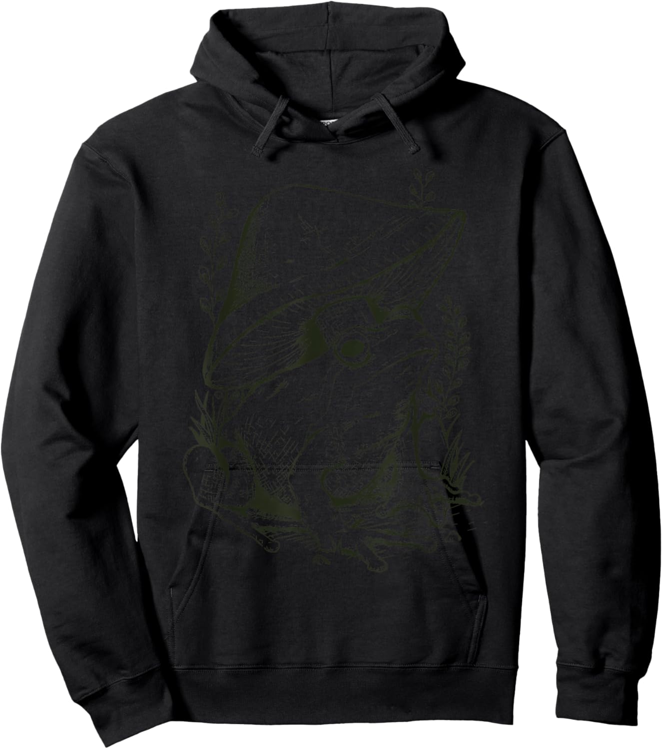 Fairy Grunge Fairycore Aesthetic Mushroom Frog Alt Clothes Hoodie - Hoodie | Black