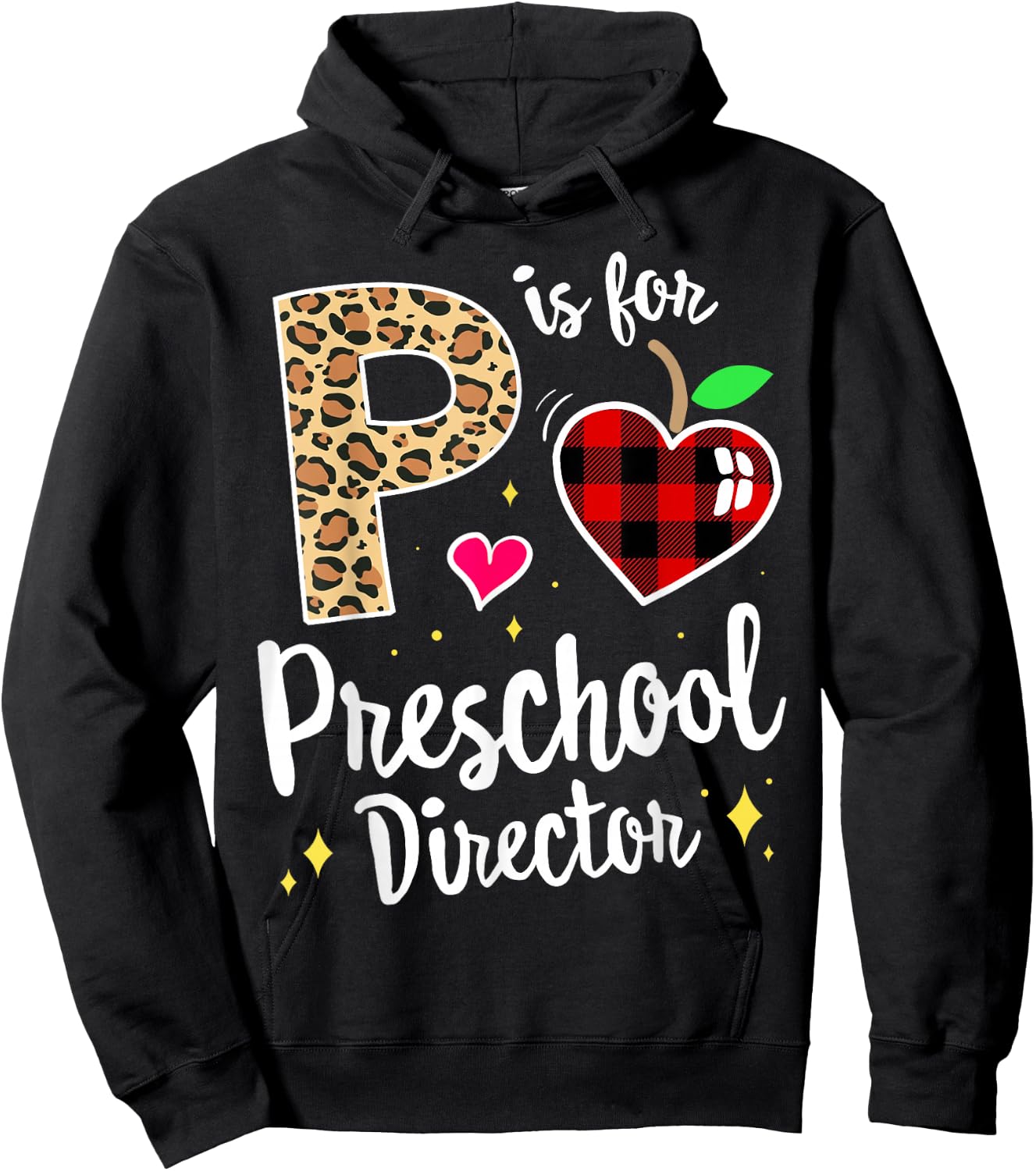 Preschool Director Back to School Daycare Appreciation Thank Hoodie - Hoodie | Black