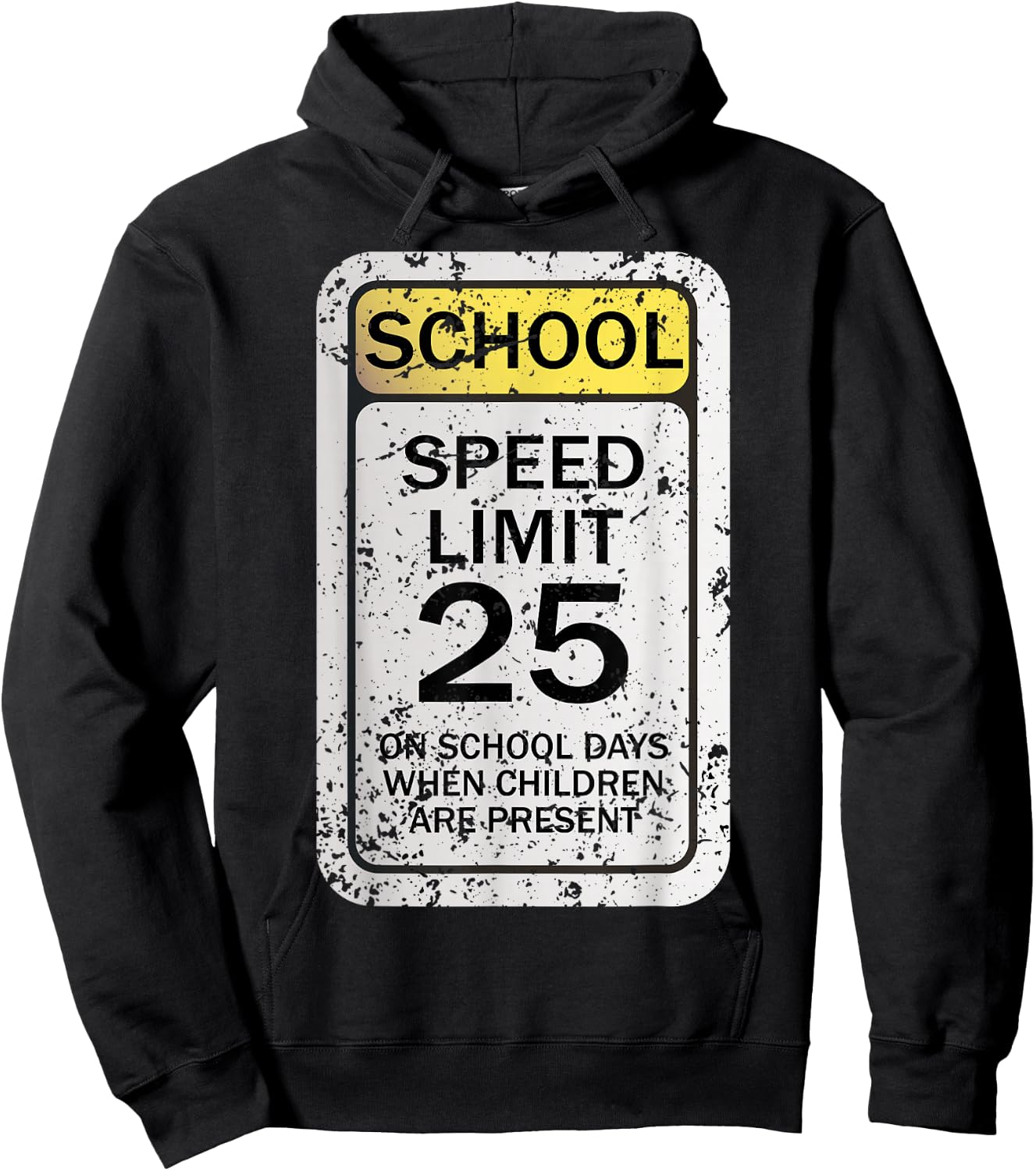 Road Signs Funny Traffic Signs Halloween Costume Party Hoodie - Hoodie | Black