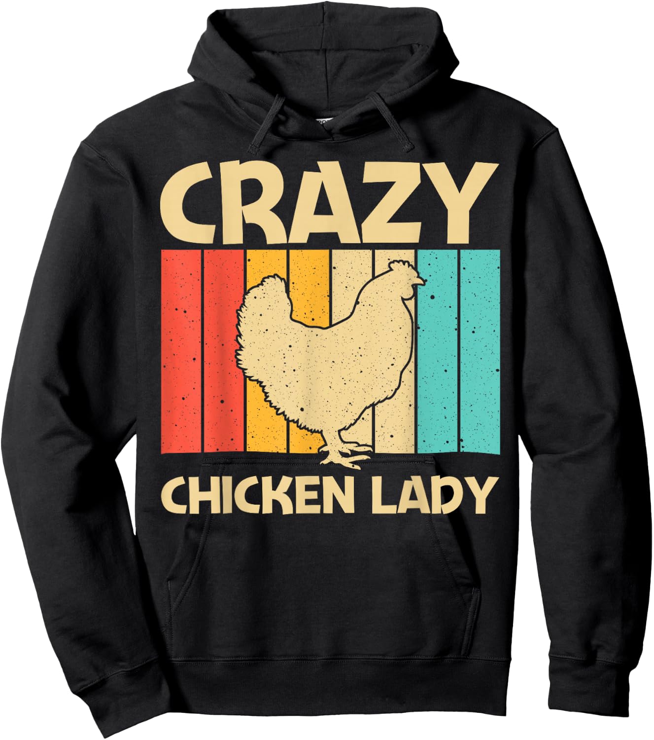 Funny Chicken Art Mom Chicken Farmer Poultry Lover Hoodie - Hoodie | Black