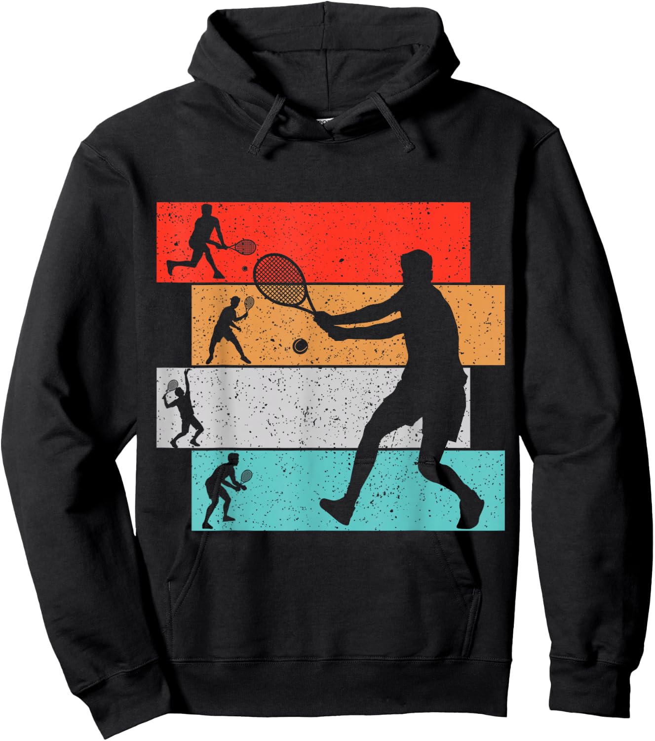 Men's Tennis Apparel & Gift Tennis Boys Kids Youth Men Hoodie - Hoodie | Black
