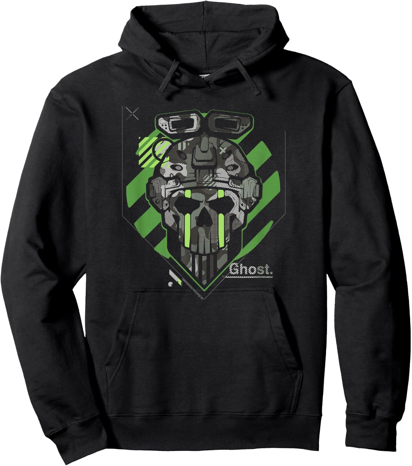 Call of Duty: Modern Warfare 2 Ghost Head Portrait Hoodie - Hoodie | Black