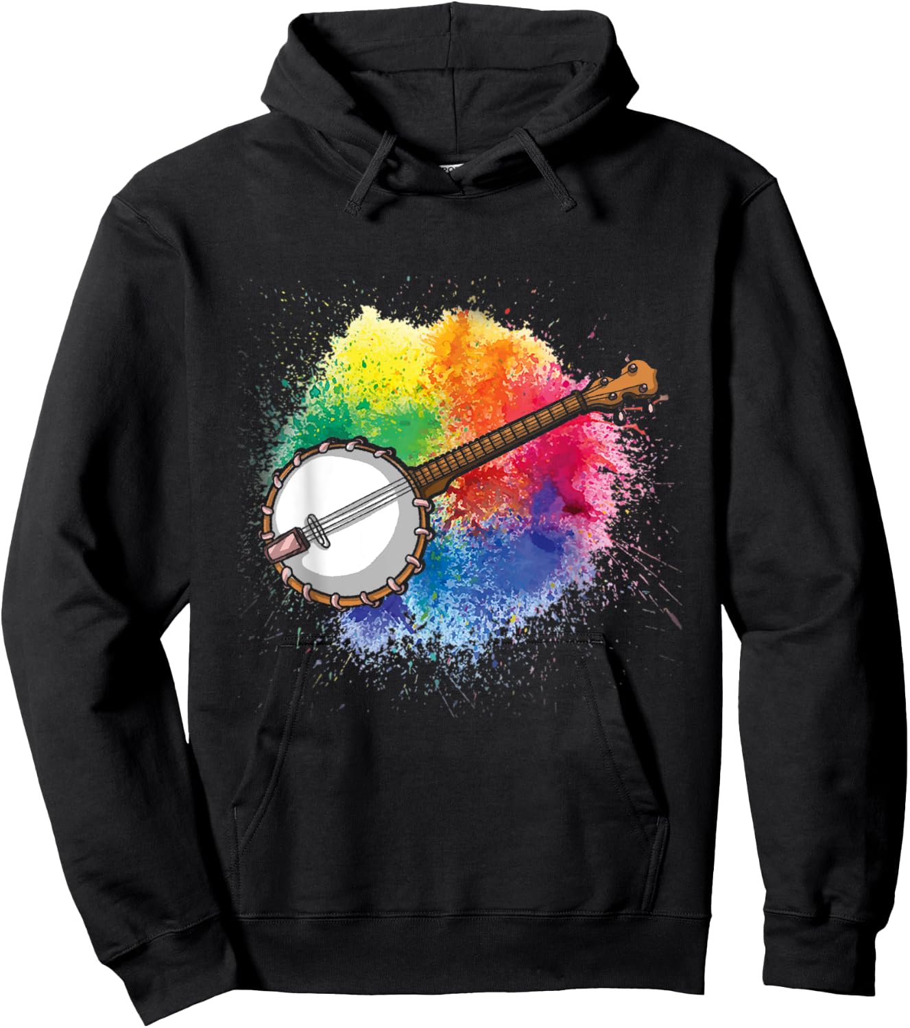 Banjo Mandolin Bluegrass Bluebird Tennesse Hoodie - Hoodie | Black