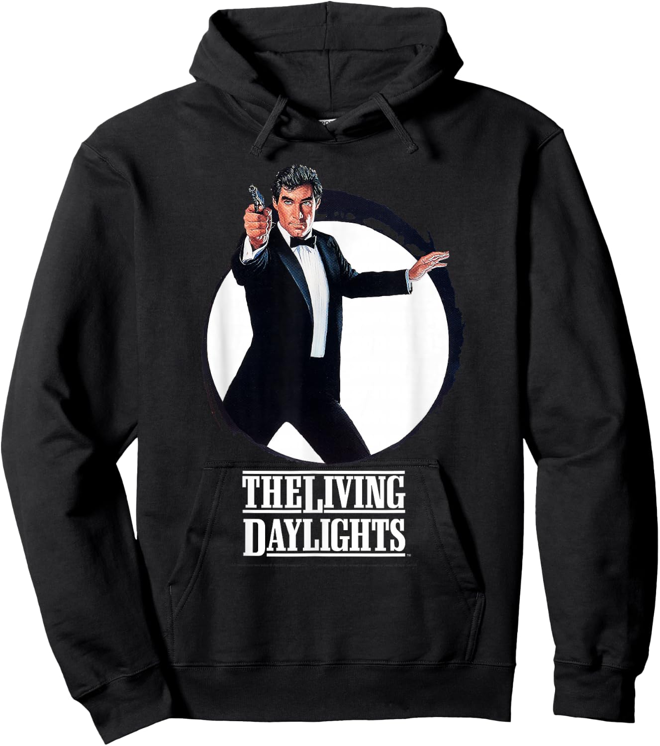 Official James Bond 007 The Living Daylights Hoodie - Hoodie | Black