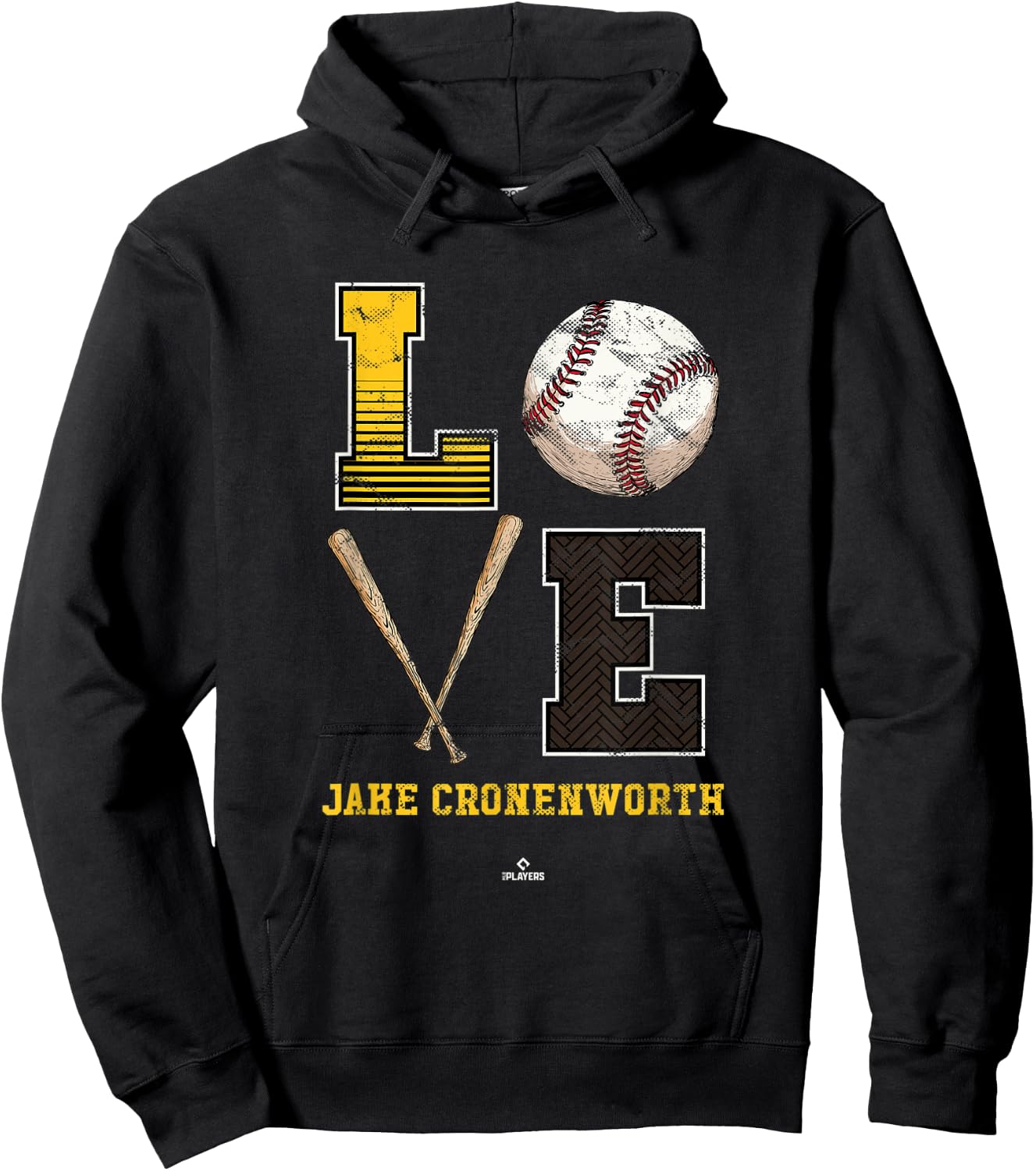 Love Jake Cronenworth Jake Cronenworth San Diego MLBPA Hoodie - Hoodie | Black