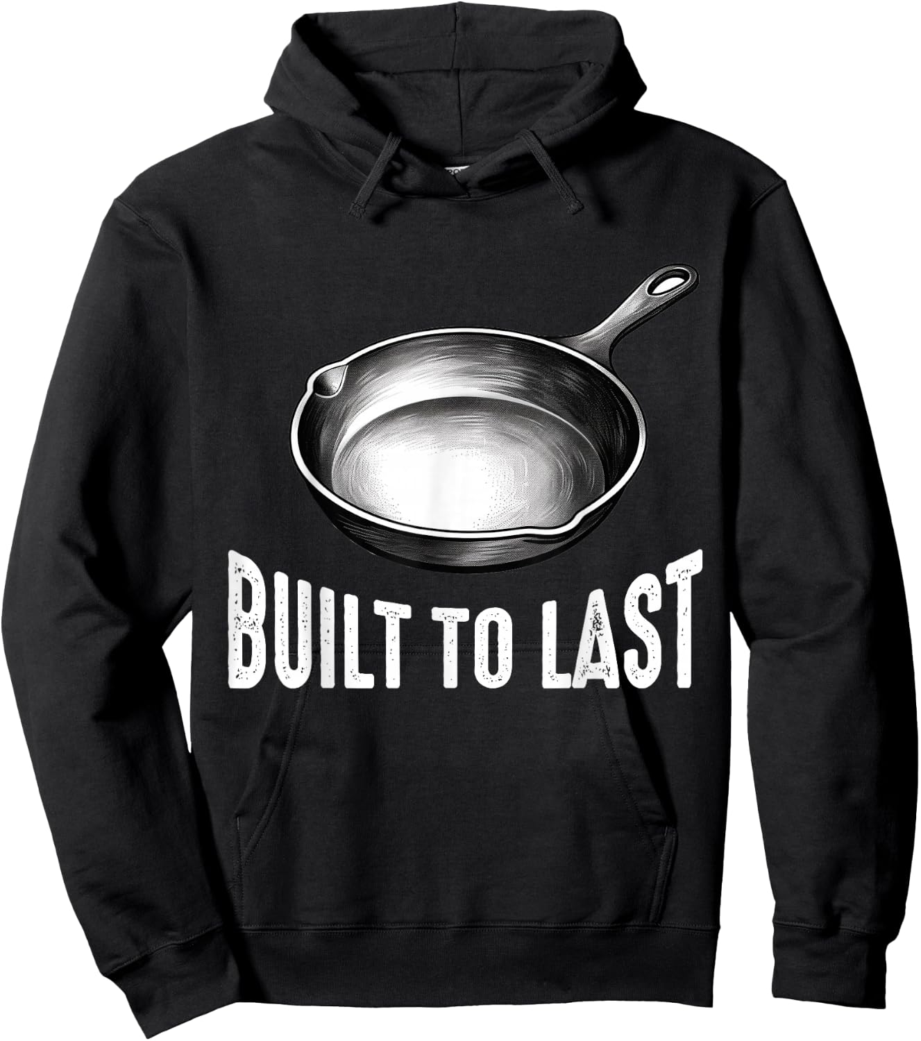 Cast Iron Pan Lover Frying Skillet Funny Cooking Chef Hoodie - Hoodie | Black
