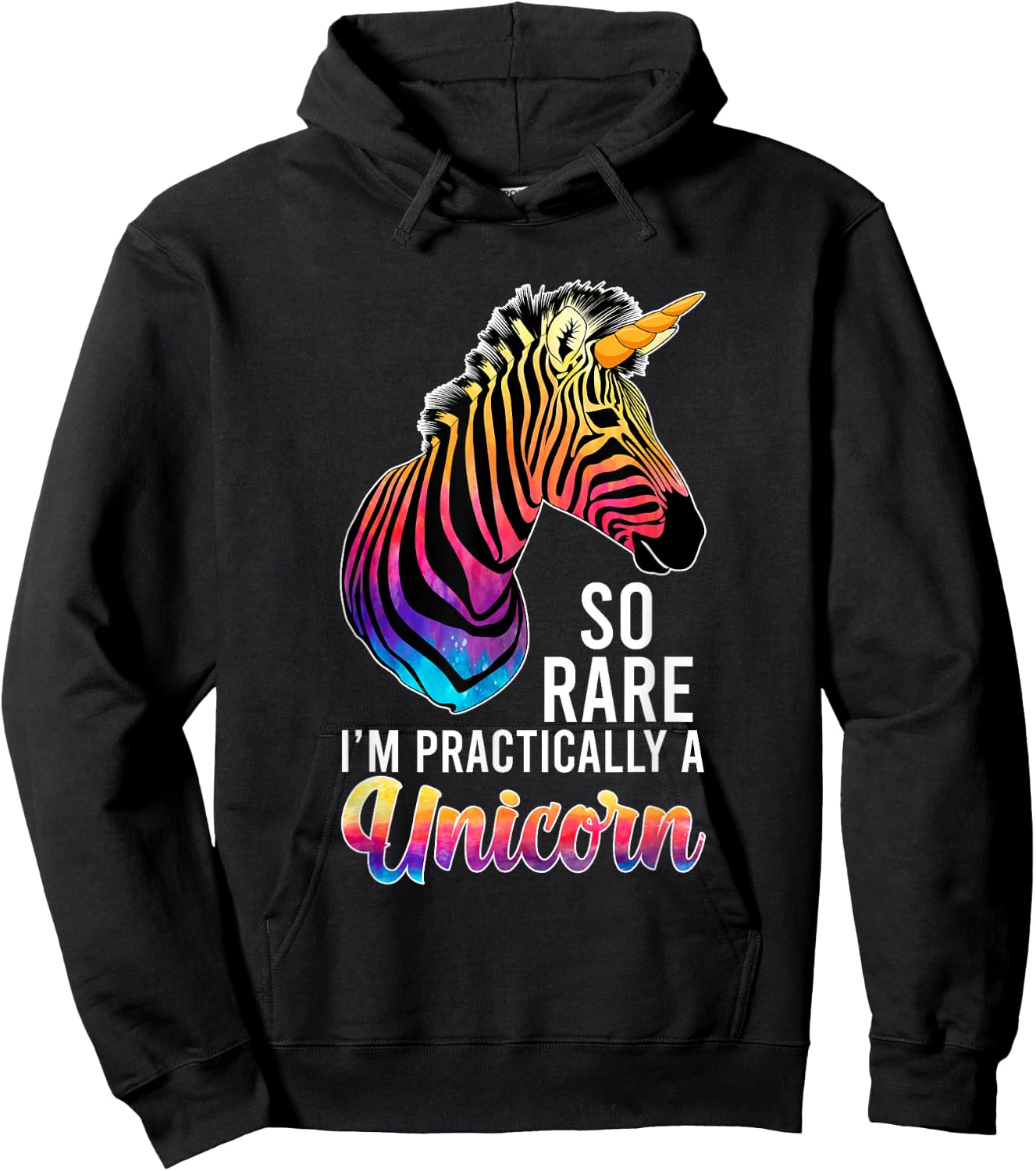 A Unicorn Rare Disease Warrior Rare Disease Awareness Hoodie - Hoodie | Black