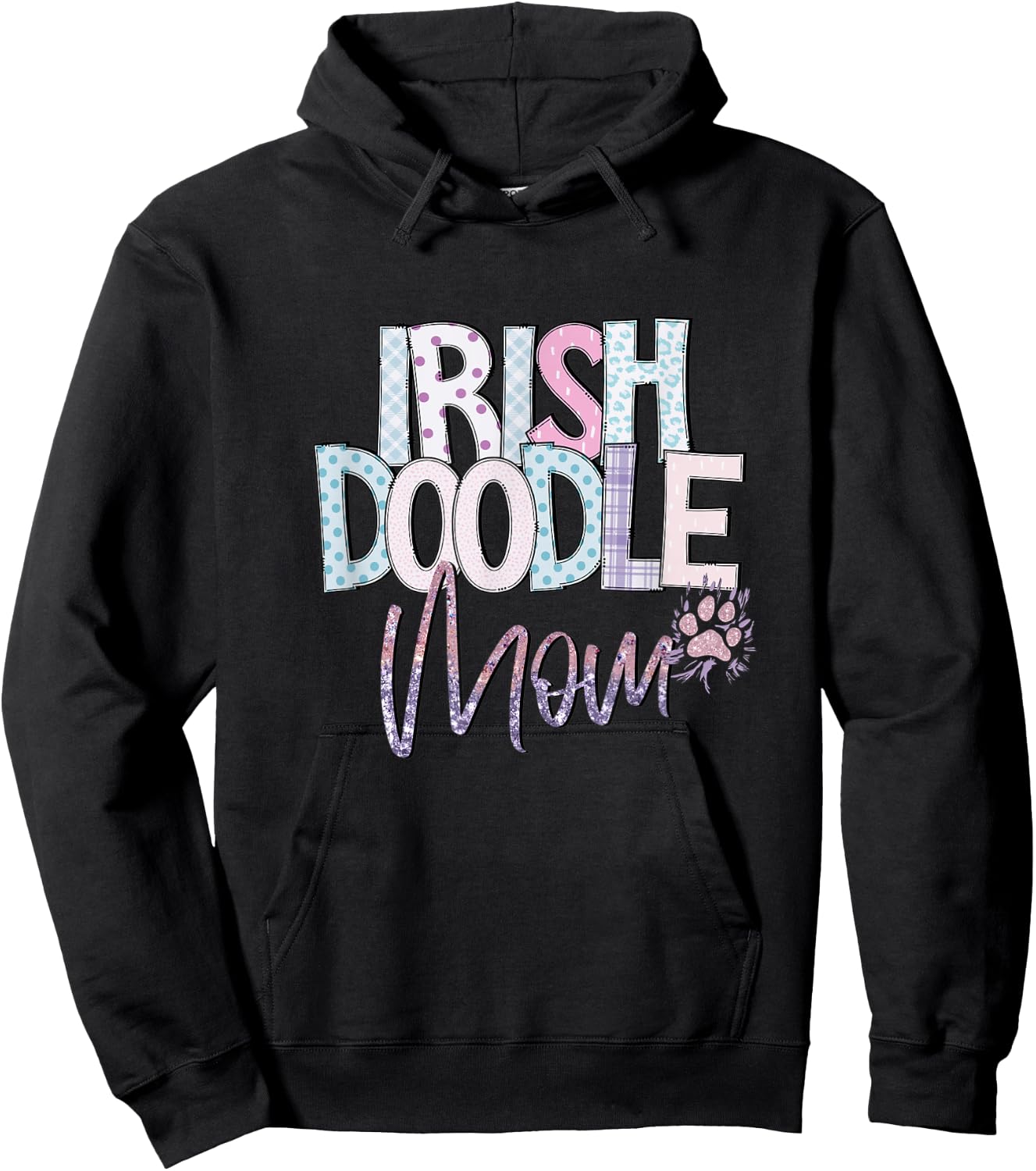 Irish Doodle Mom Hoodie - Hoodie | Black