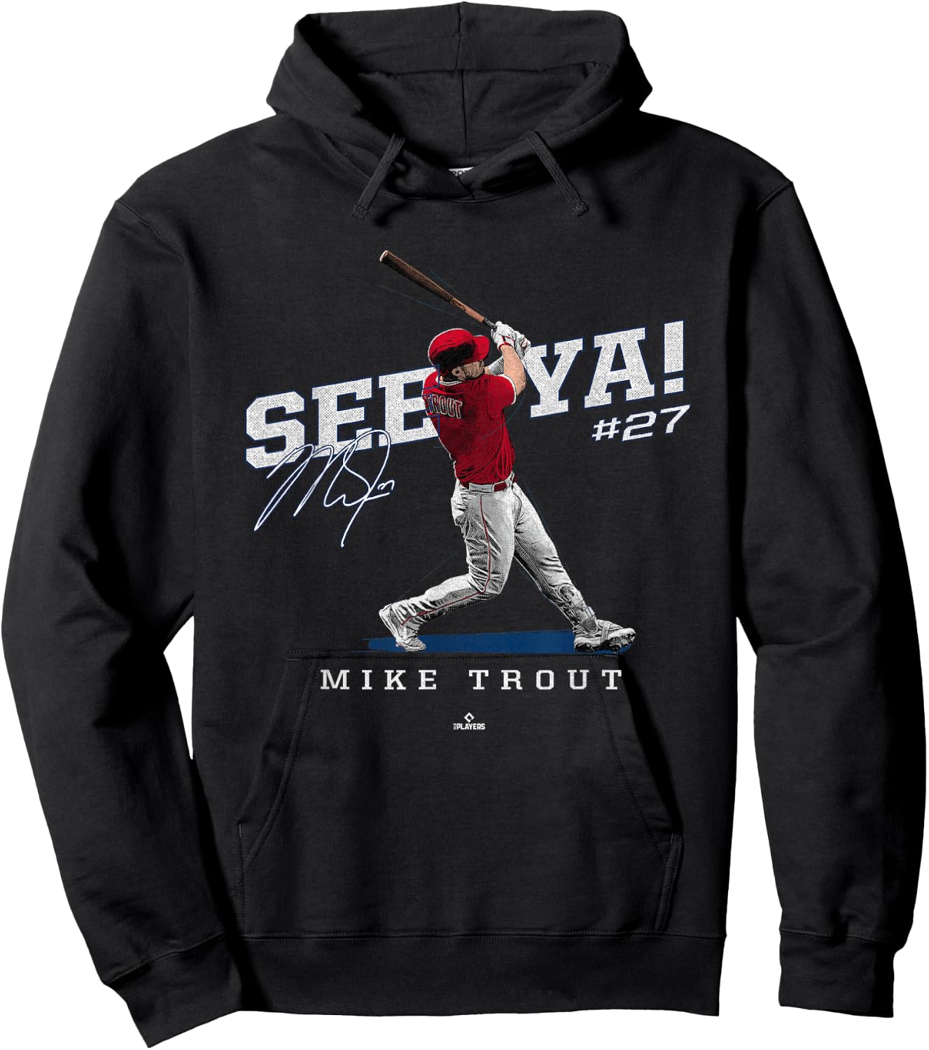 See Ya! Mike Trout Los Angeles MLBPA Hoodie - Hoodie | Black